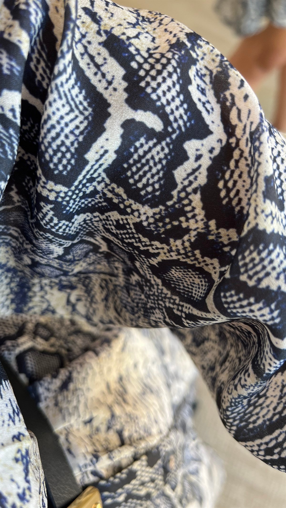 Zara Model Beli Büzgülü Leopar Desen Elbise 