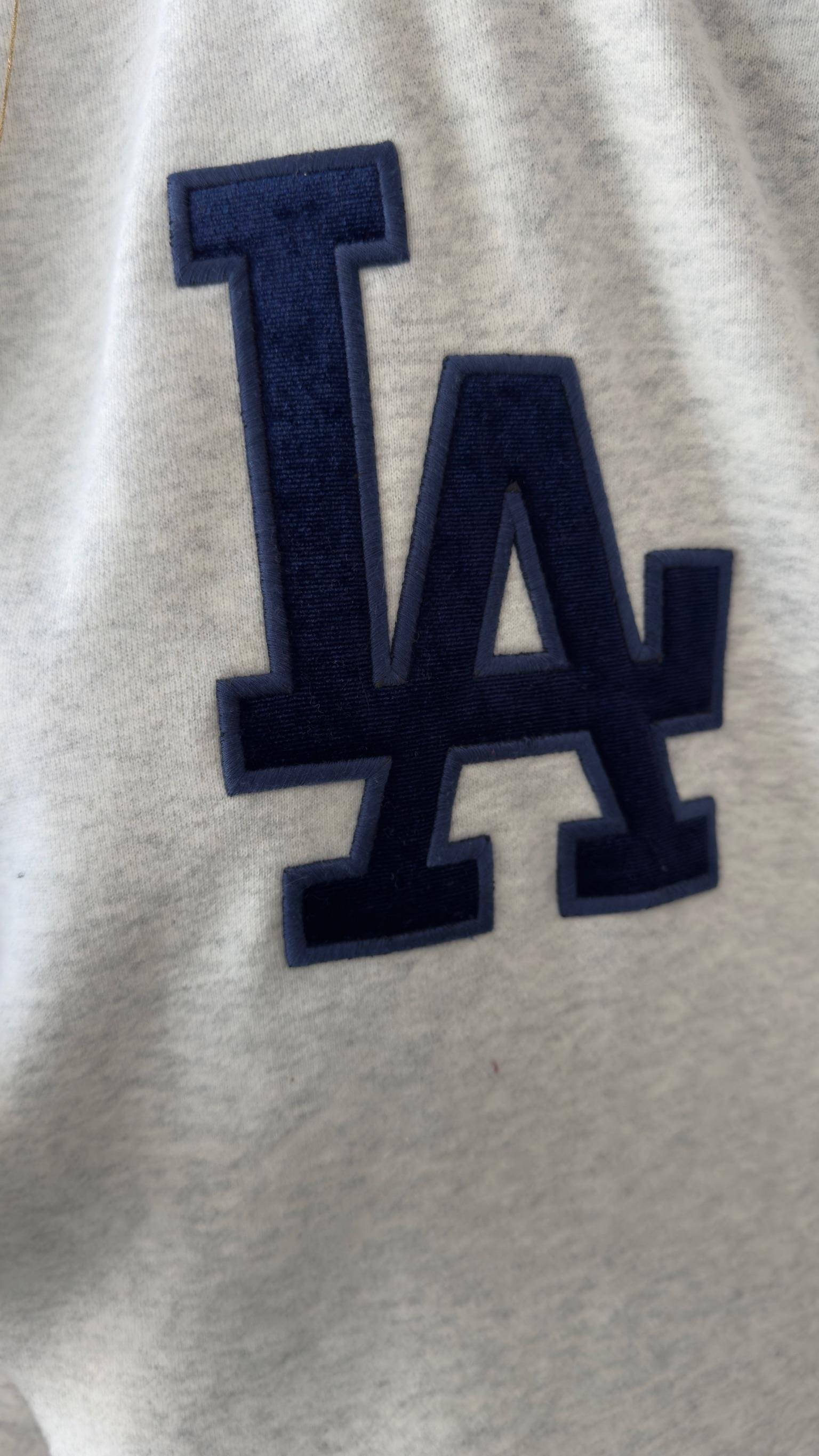 La Nakışlı Gri Sweatshirt