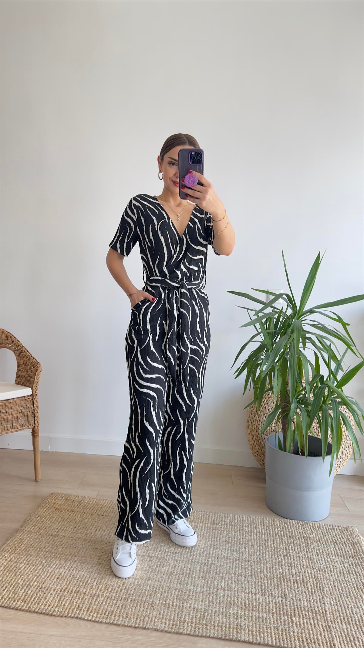 Meus Zebra Desenli Tulum
