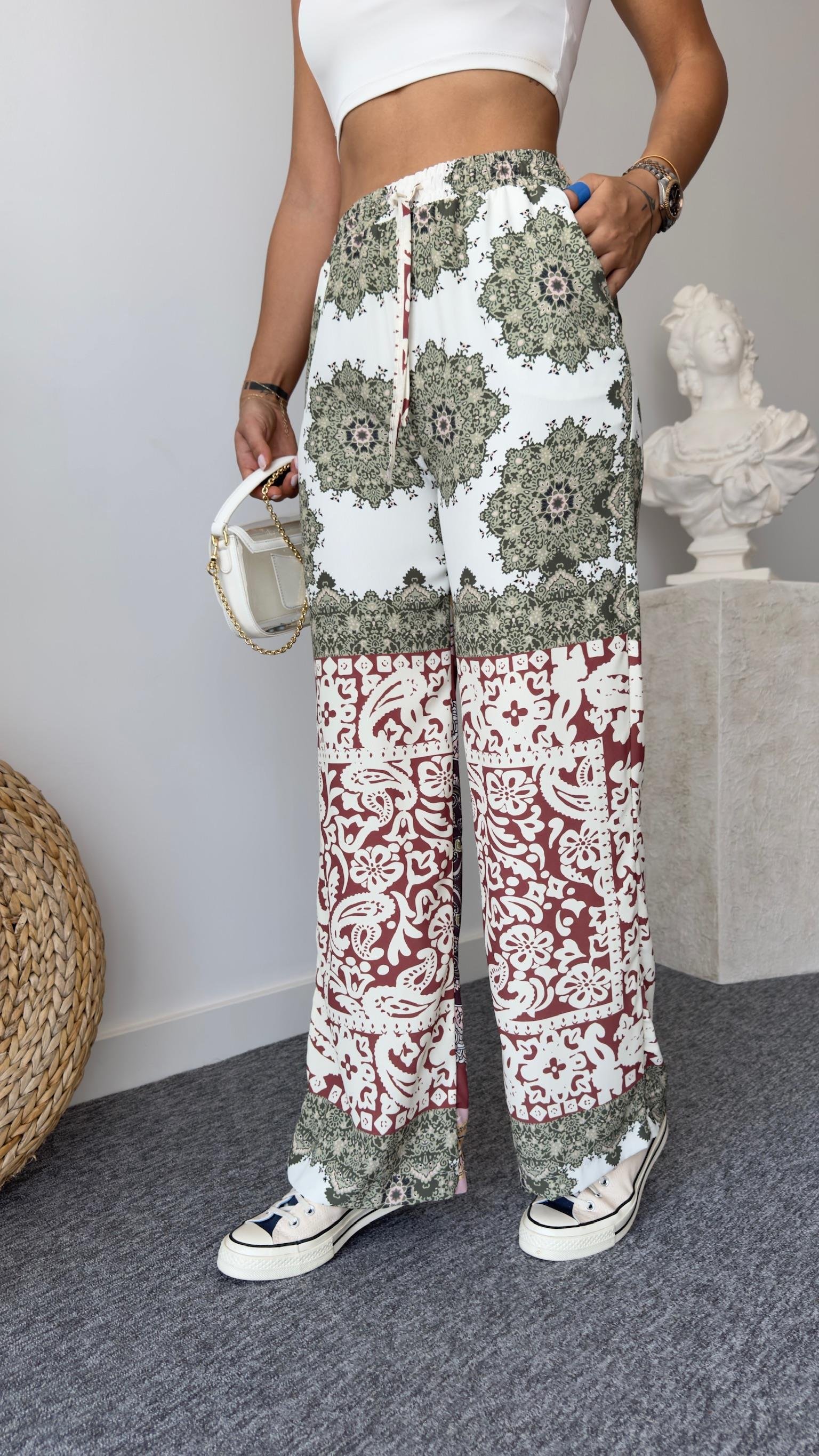 Zra Model Karışık Desen Pantolon