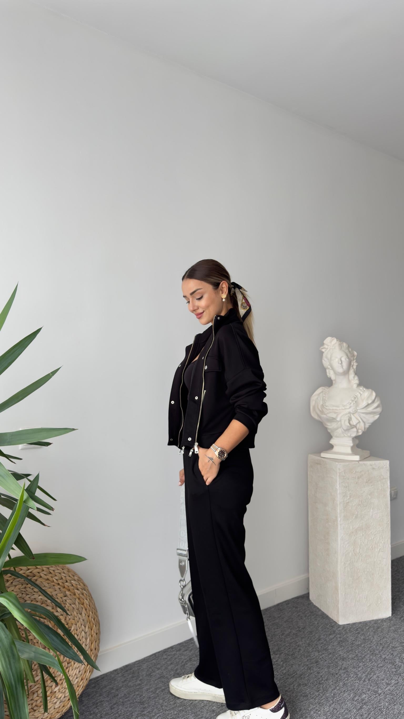 Tws Model Fermuar Detaylı İkili Takım