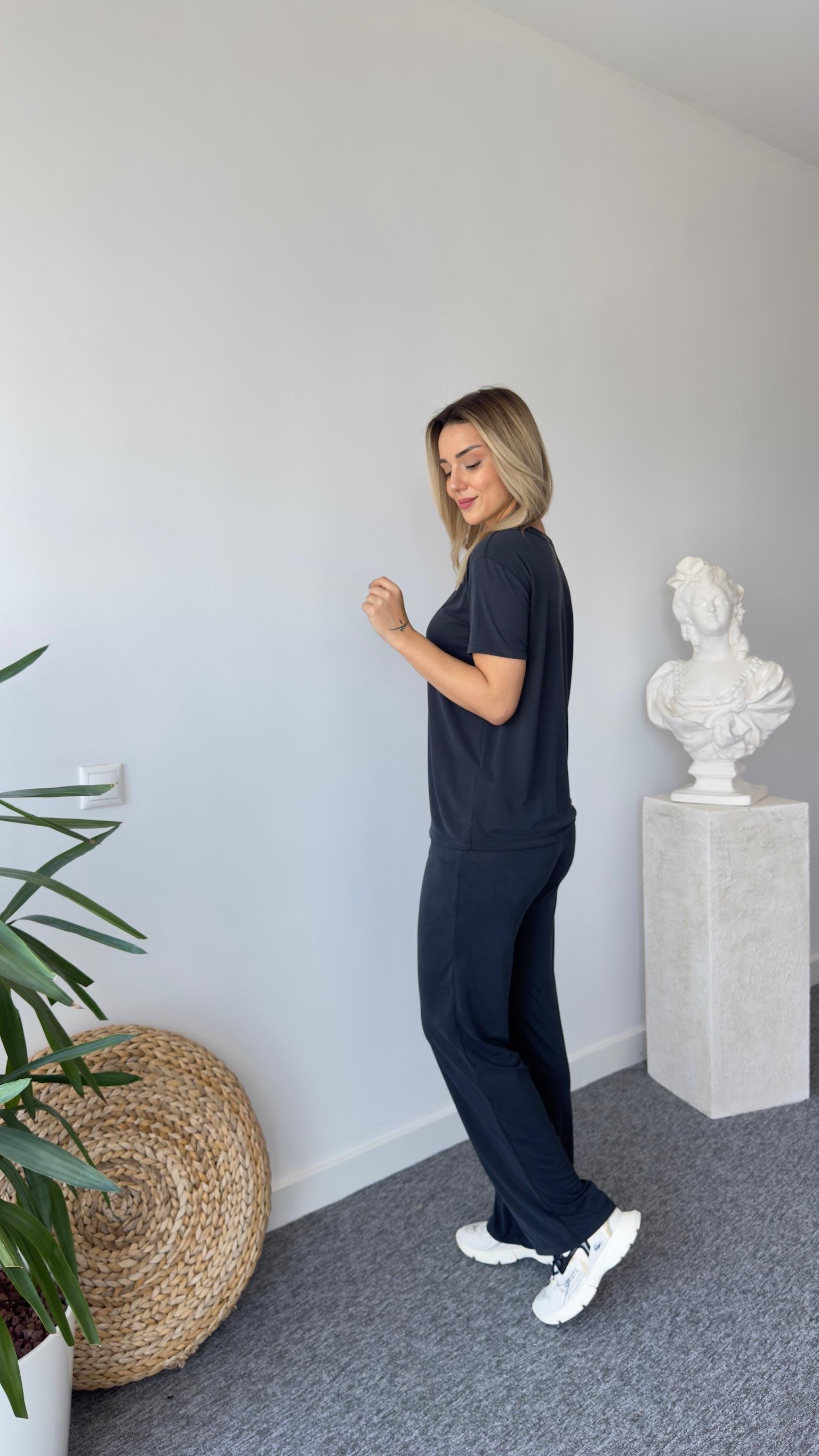 Nete Antrasit Modal İkili Takım