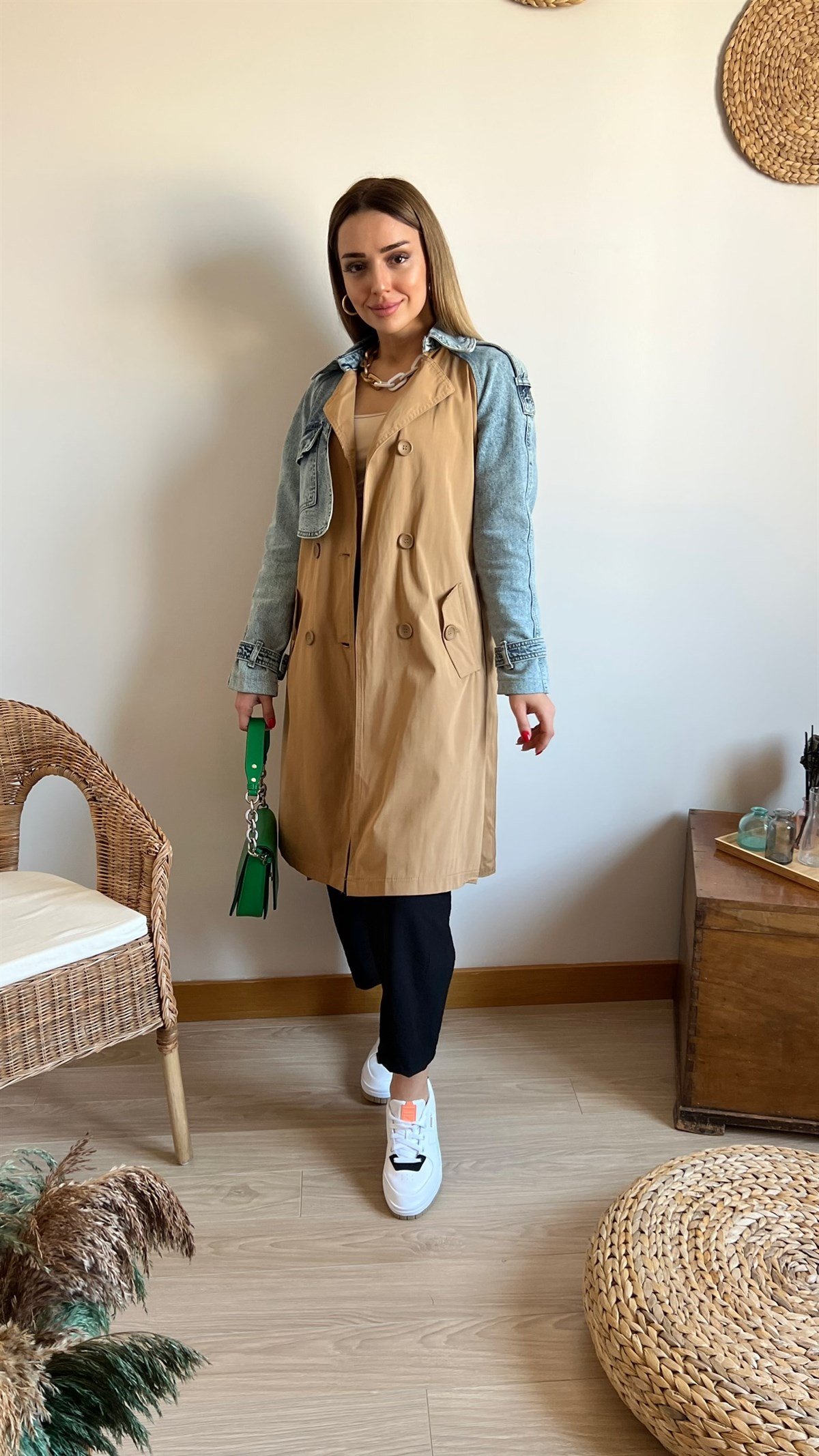 Kot Detaylı Tasarım Trench