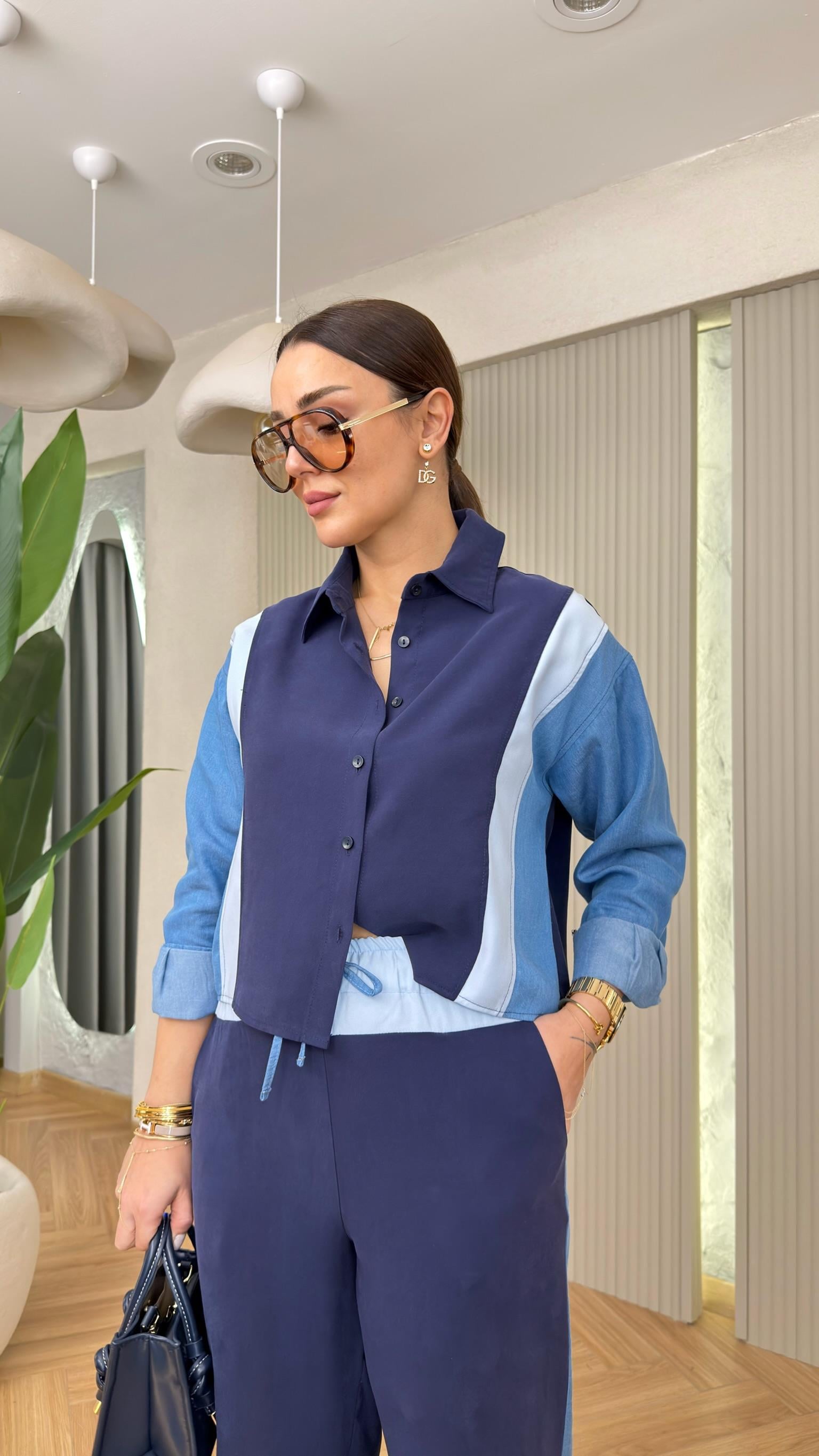 Lacivert Lenko Marka Muadil Premium Tensel Takım