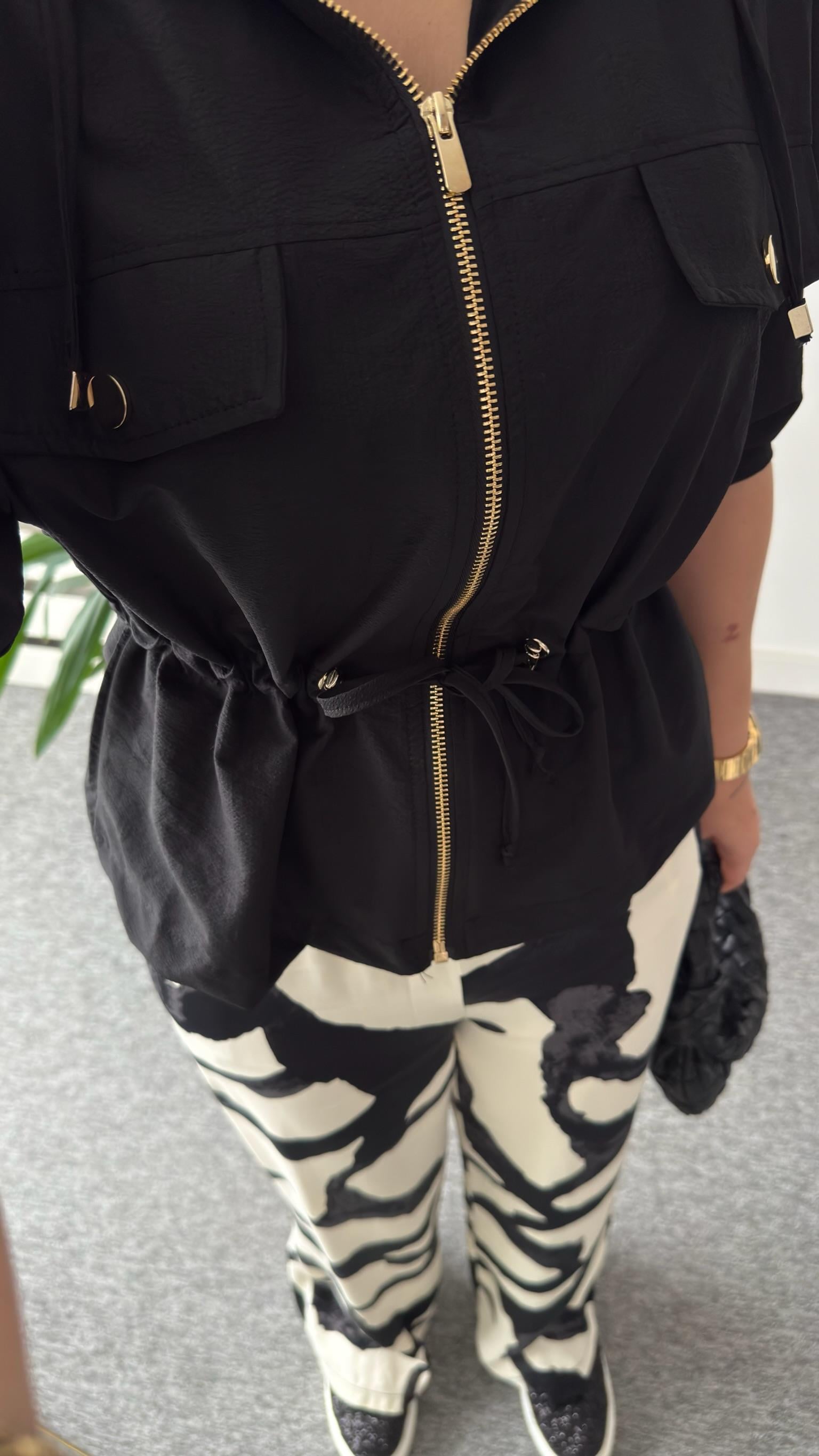 Siyah Ntwrk Model Bubble İnce Ceket