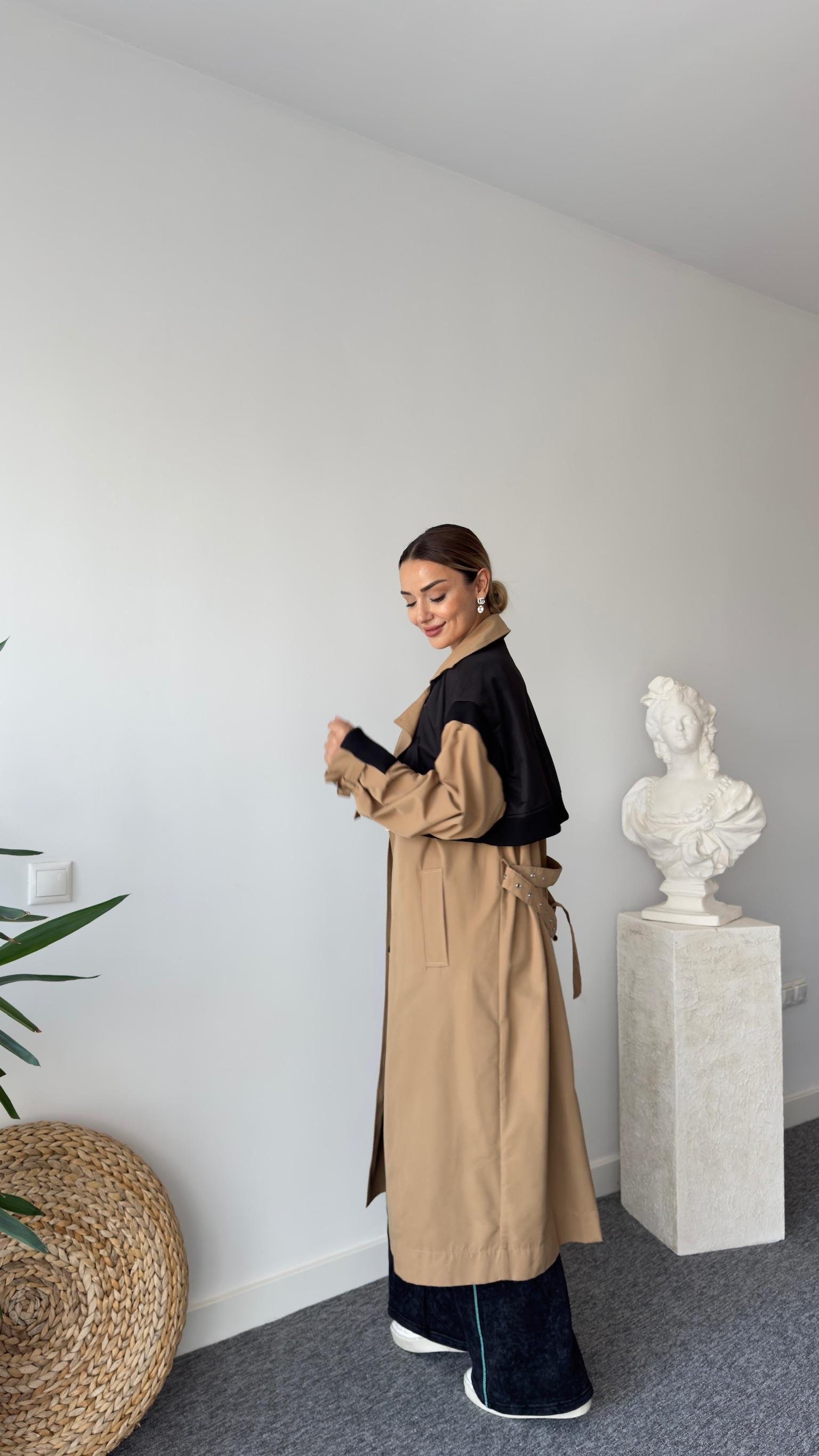 Rayna Paraşüt Detayı Marka Model Trençkot