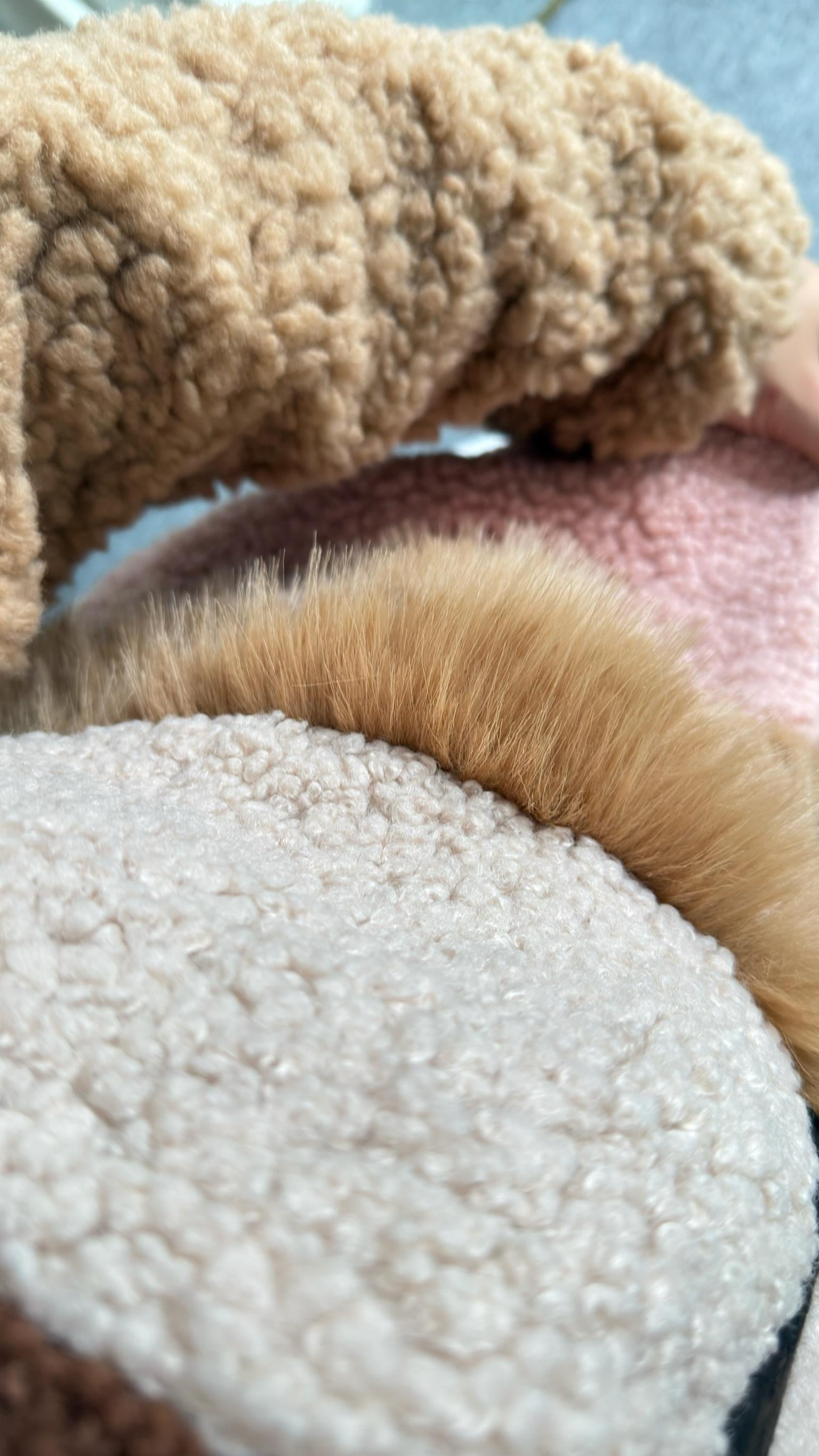 Bajo Astarlı Renk Geçişli Peluş Ceket
