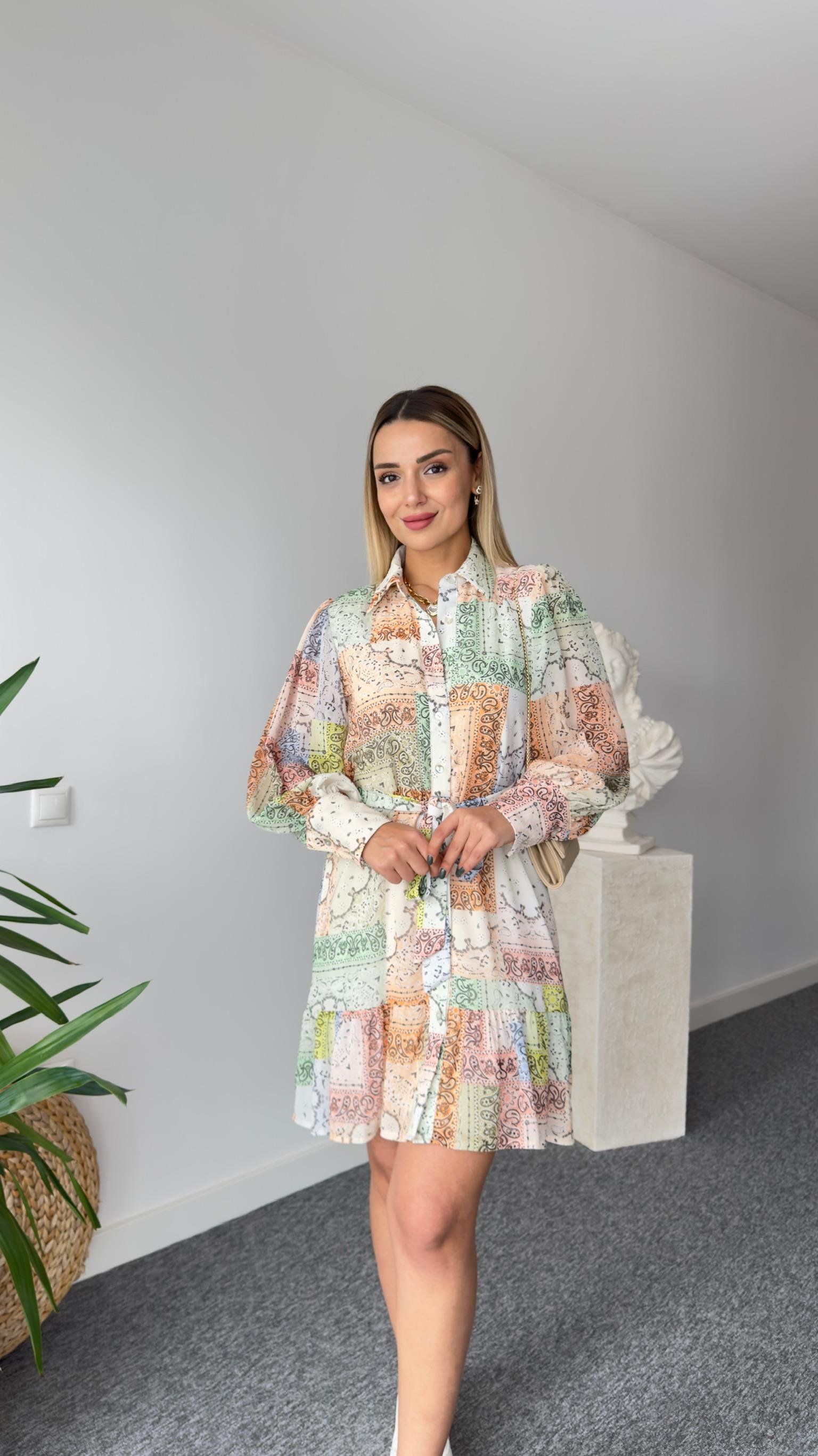 Marka Model Astarlı Renkli Elbise