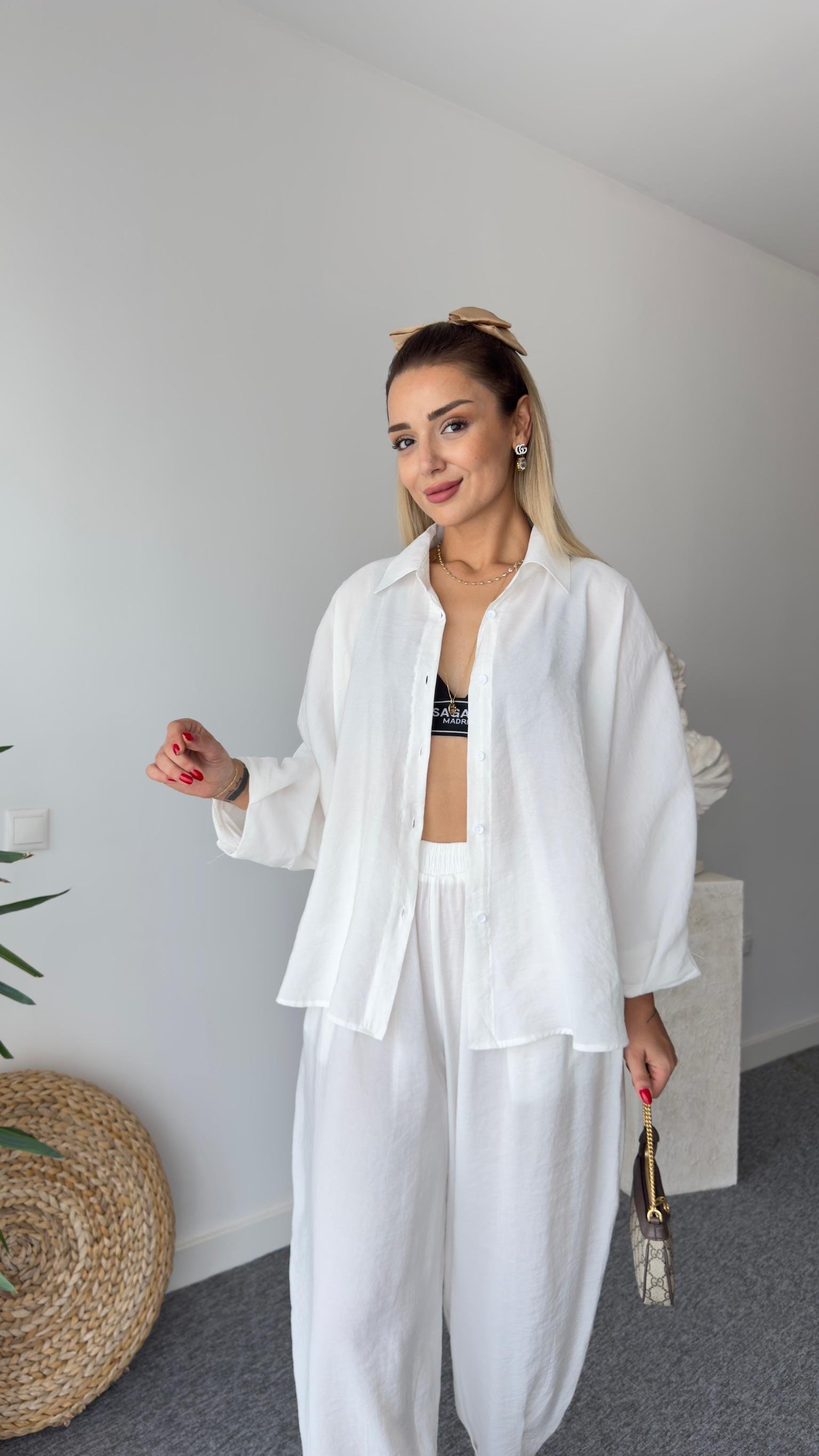 Nina Tensel Beyaz İkili Takım