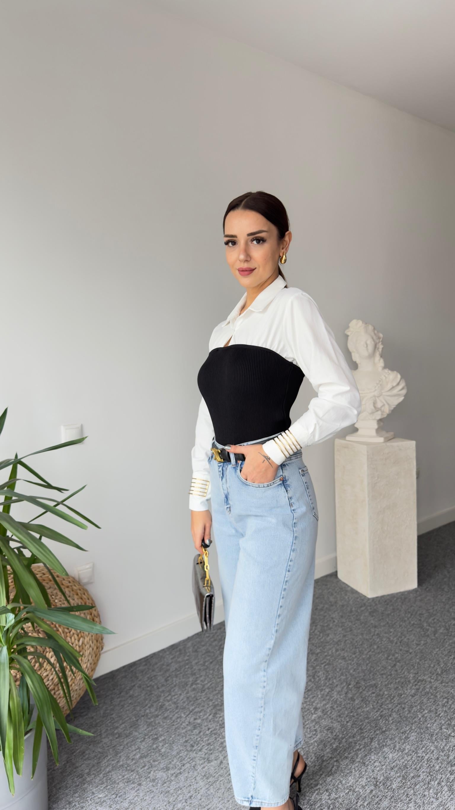 Riz Marka Model Gömlekli Triko