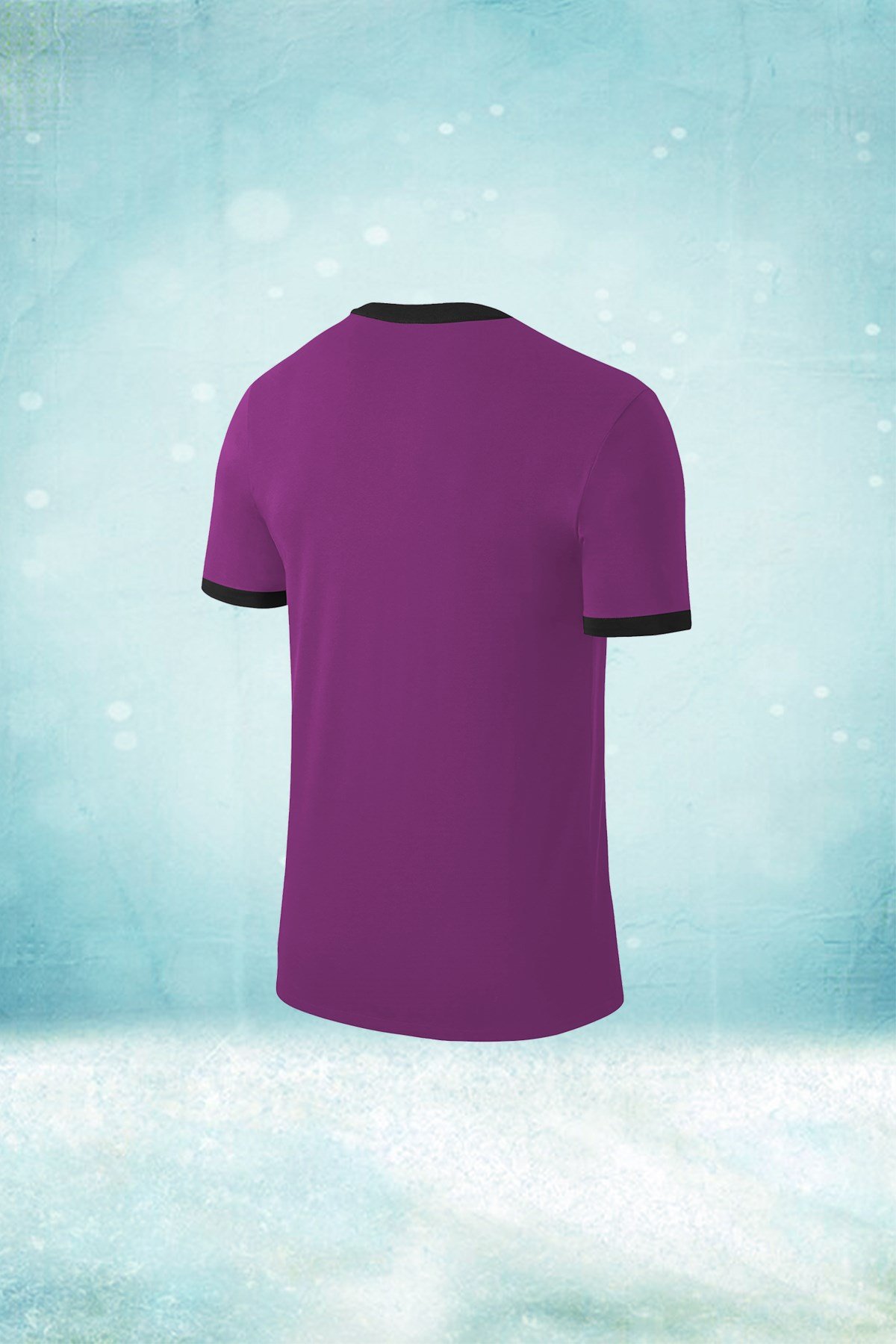 Büyük Beden Erkek Mor Günlük Sporcu Tişörtü 4XL-10XL - Yakası farklı - M1