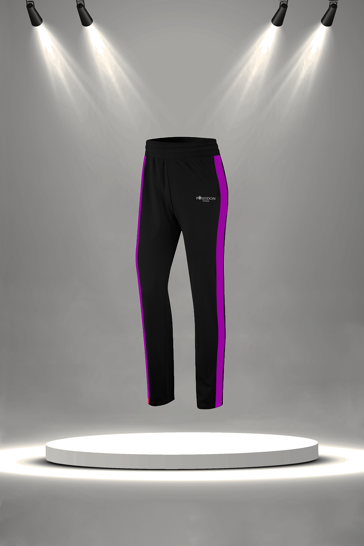 Kadın Siyah İnterlok Kumaş Rahat Yürüyüş ve Koşu Sporcu Seti (S-3XL)