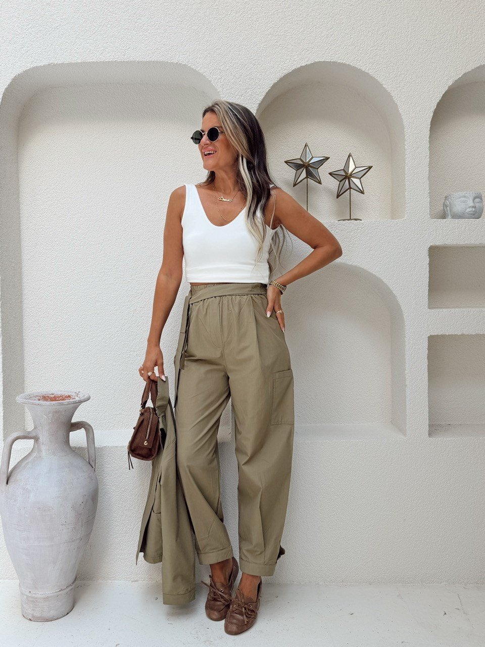 Nişantaşı Butik BARREL PANTOLON CEKET PARAŞÜT TAKIM HAKİ