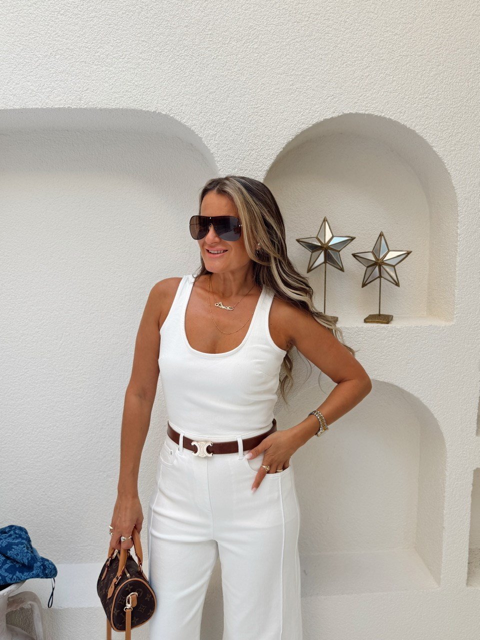 Nişantaşı Butik BEYAZ LİKRALI JEAN TULUM