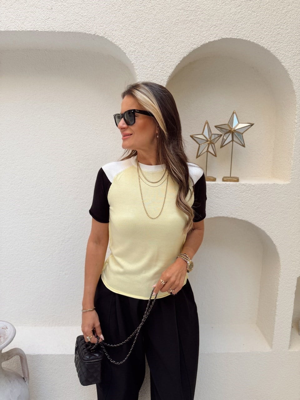 Nişantaşı Butik BLOK RENK MEVSİMLİK İPEK TRİKO