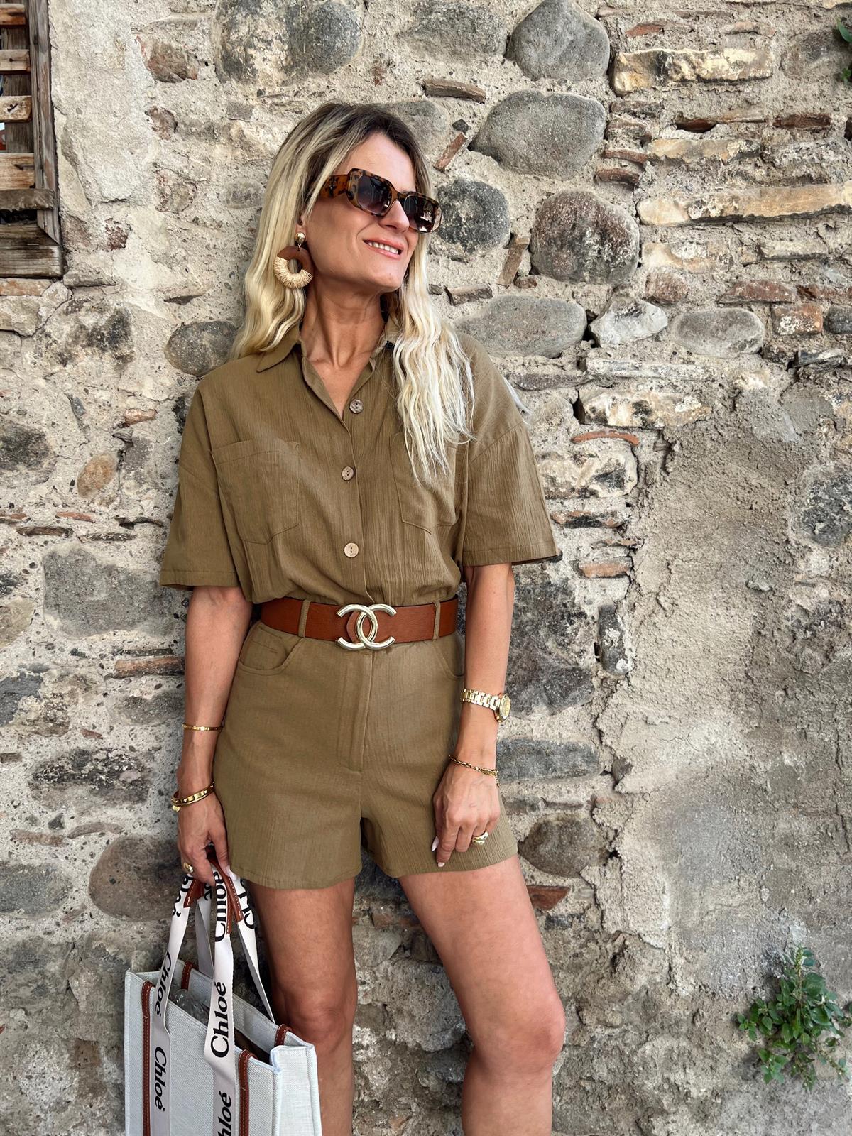 Nişantaşı Butik CEP DETAY HAKİ TULUM