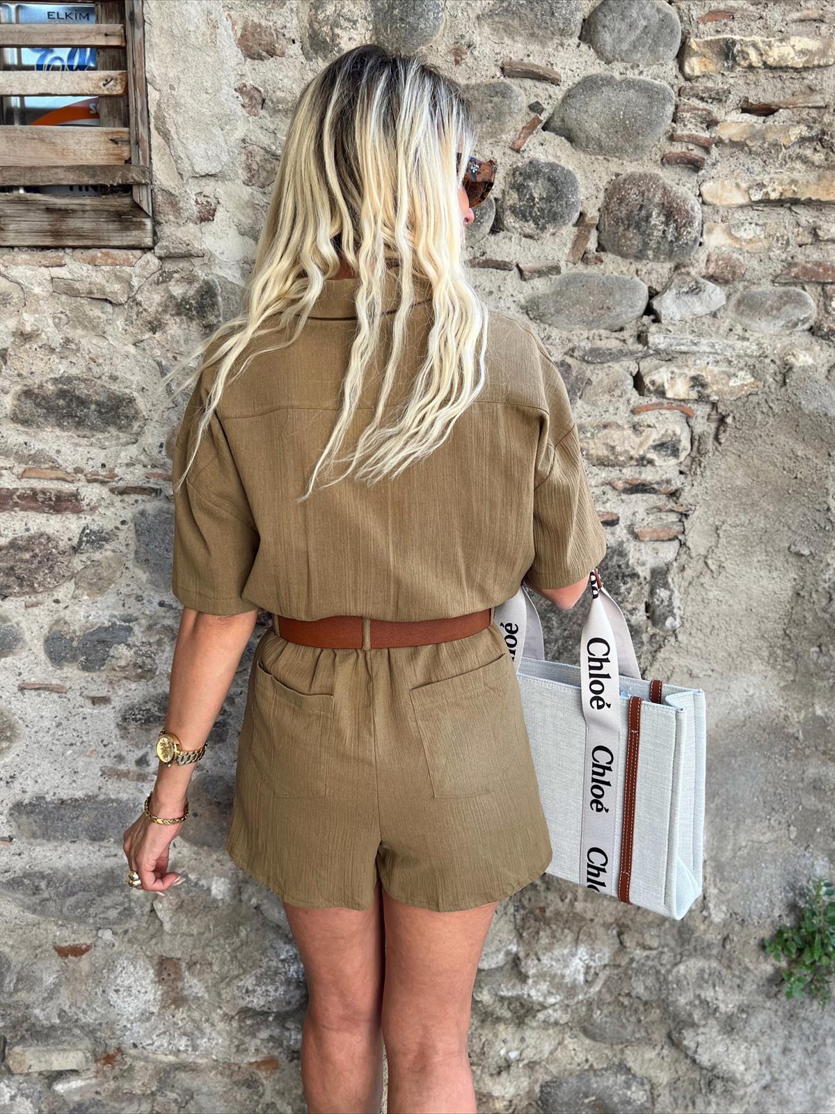 Nişantaşı Butik CEP DETAY HAKİ TULUM