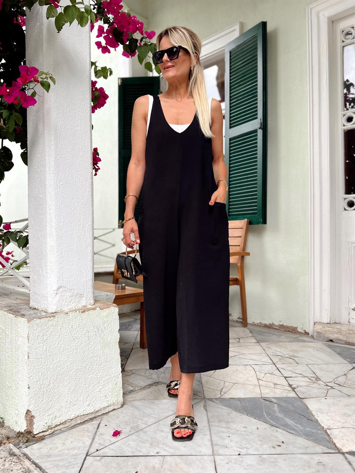 Nişantaşı Butik CEP DETAY TİRİL TULUM SİYAH