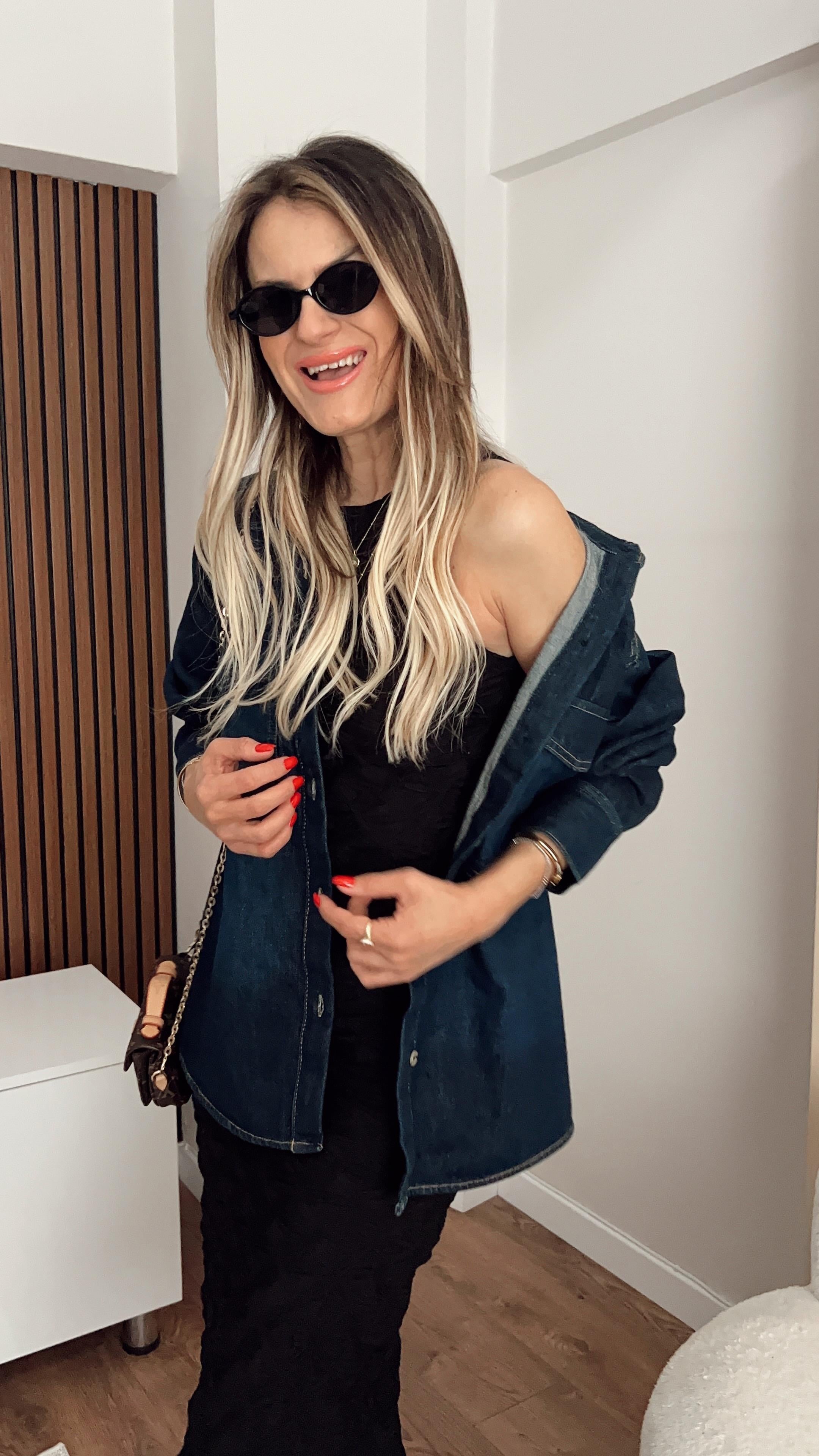 Nişantaşı Butik DARK YIKAMALI DENİM GÖMLEK CEKET