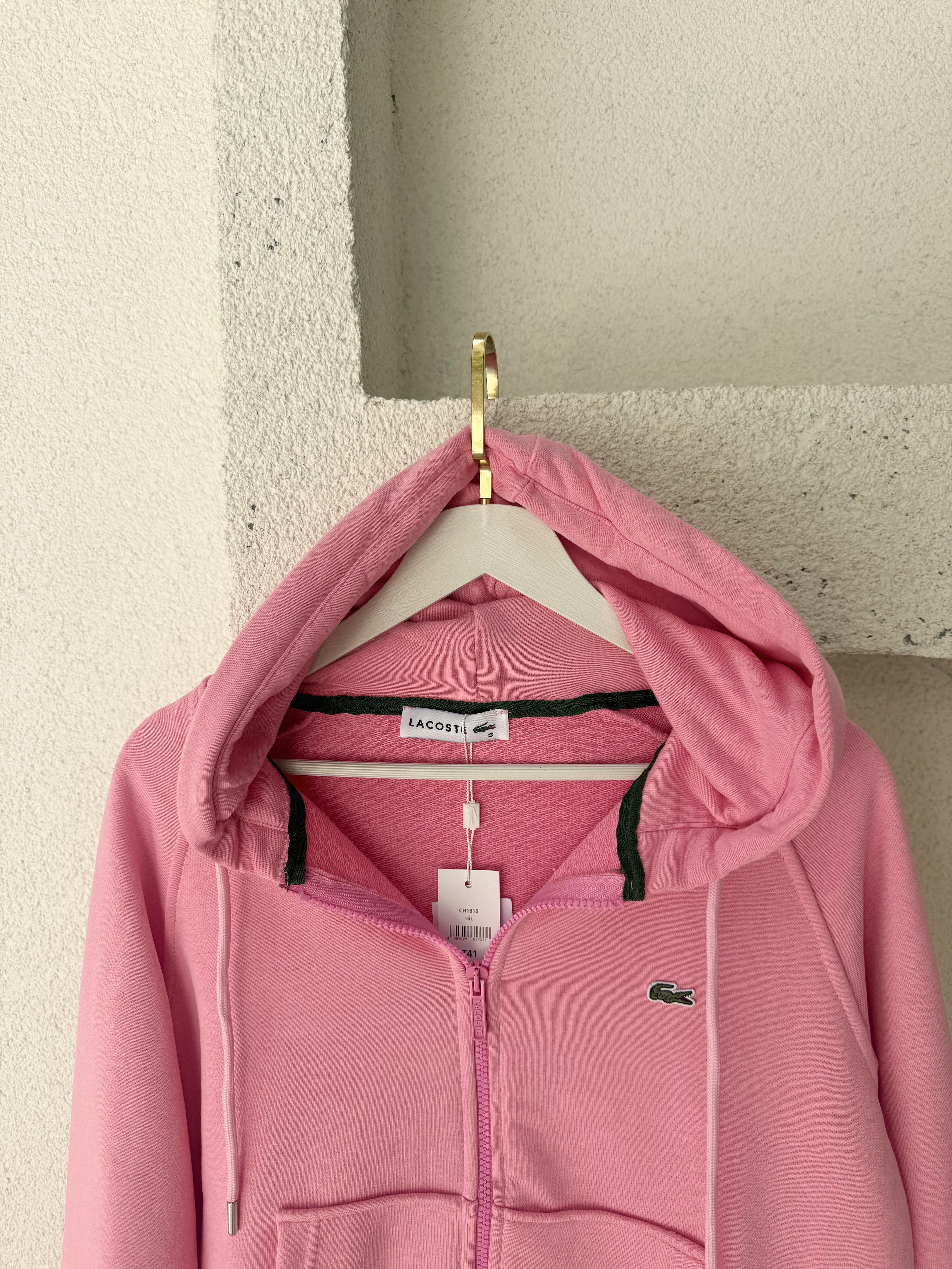 Nişantaşı Butik FERMUARLI SWEAT CEKET PEMBE
