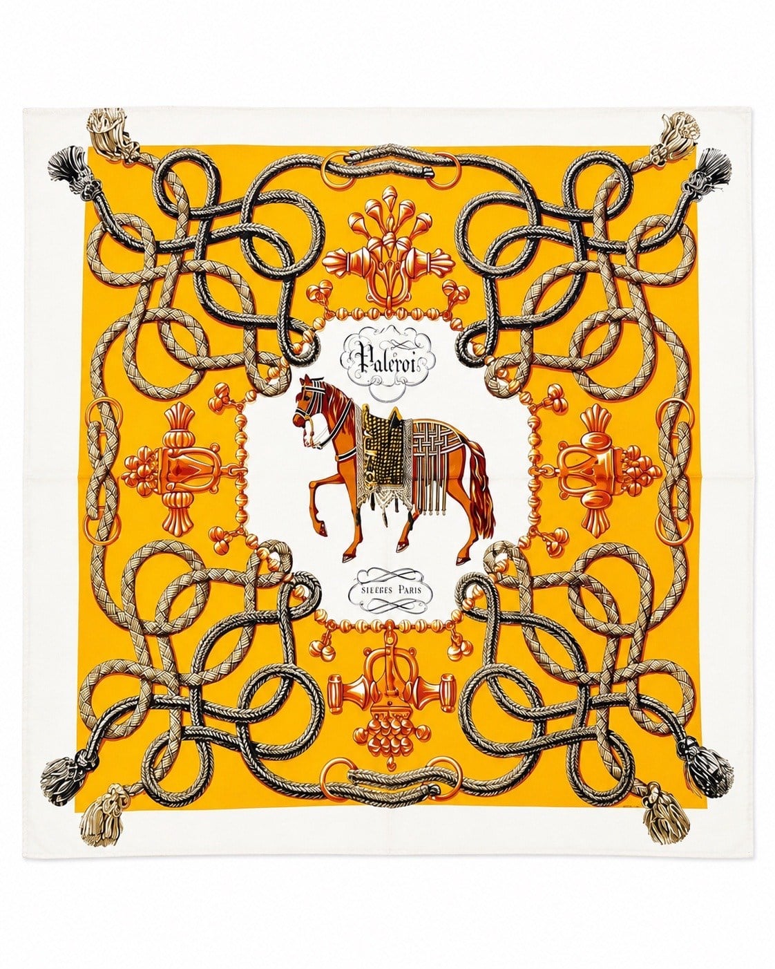 Nişantaşı Butik HARDAL HORSE DESEN FULAR