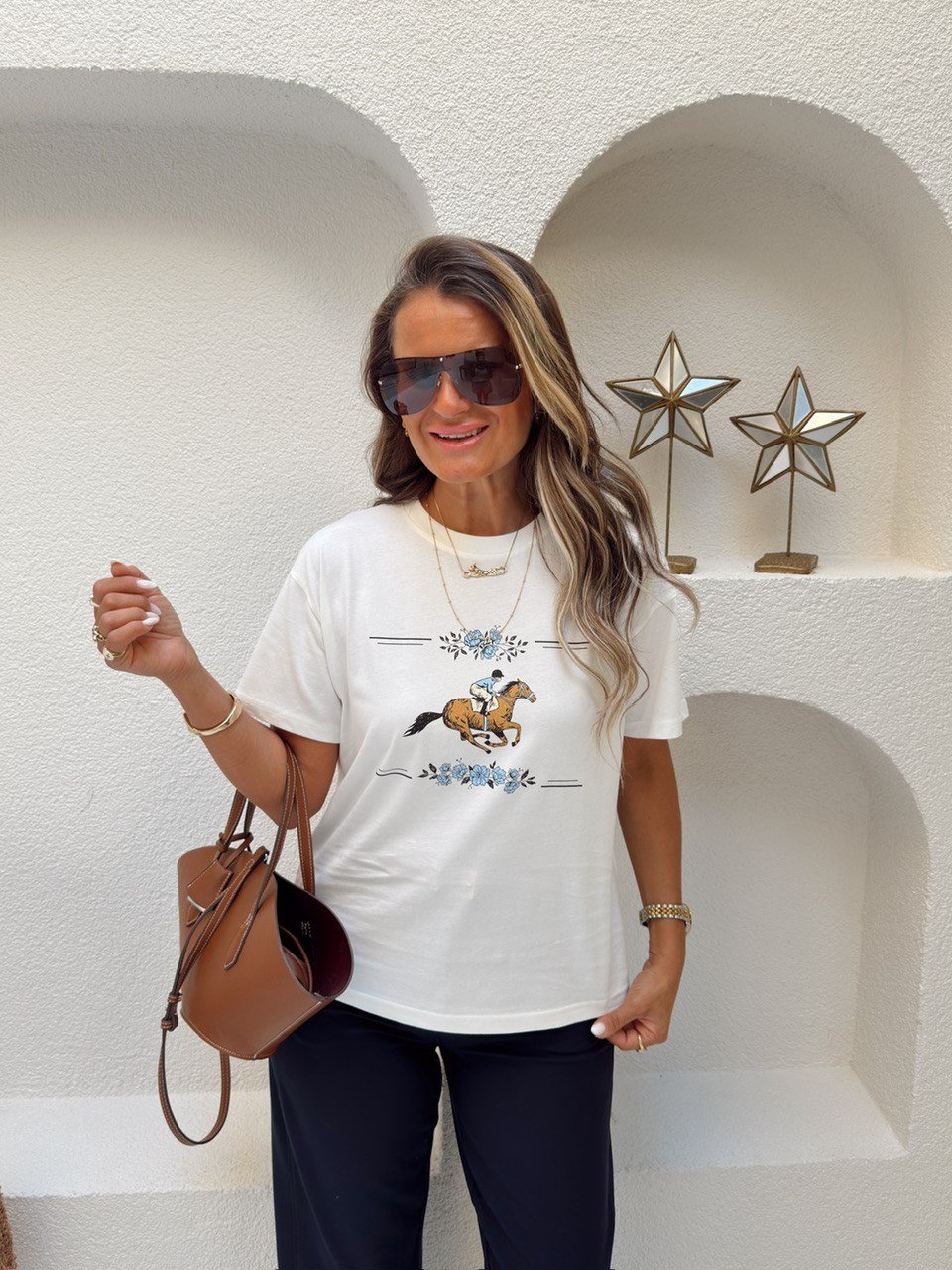 Nişantaşı Butik HORSE TSHİRT BASKILI TSHİRT