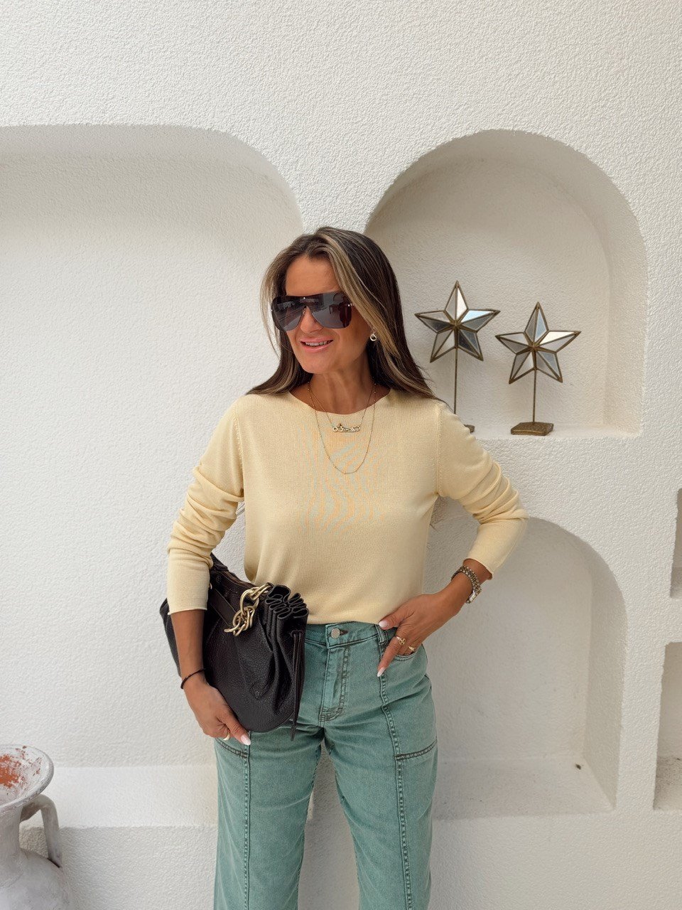 Nişantaşı Butik İNCE MEVSİMLİK TRİKO SARI