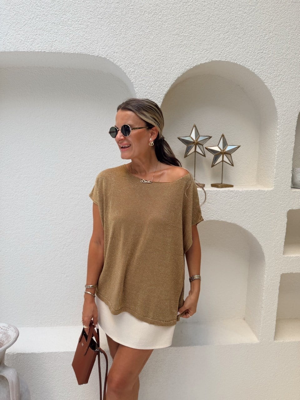 Nişantaşı Butik KAYIK YAKA SİM DETAY TRİKO