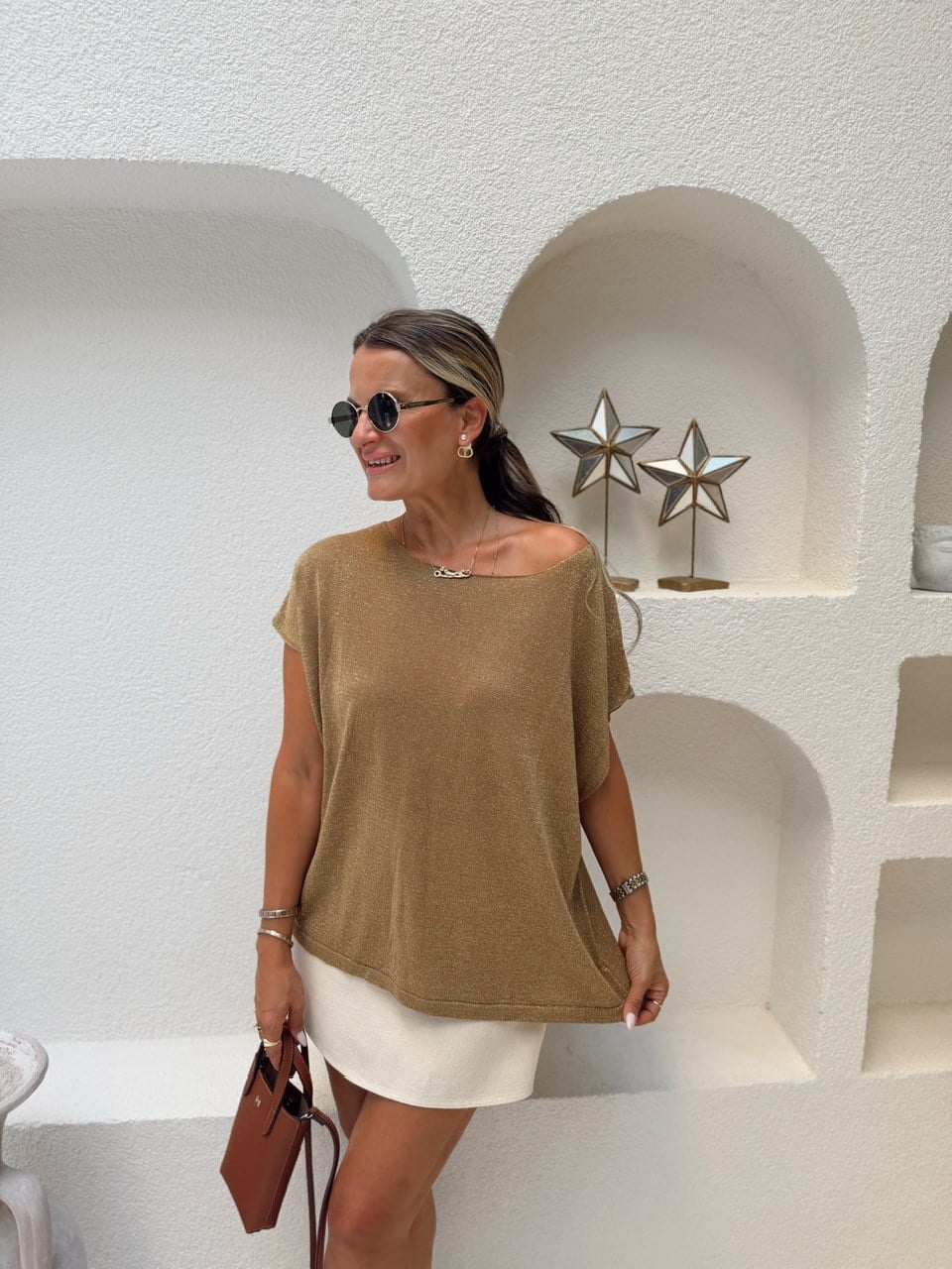 Nişantaşı Butik KAYIK YAKA SİM DETAY TRİKO
