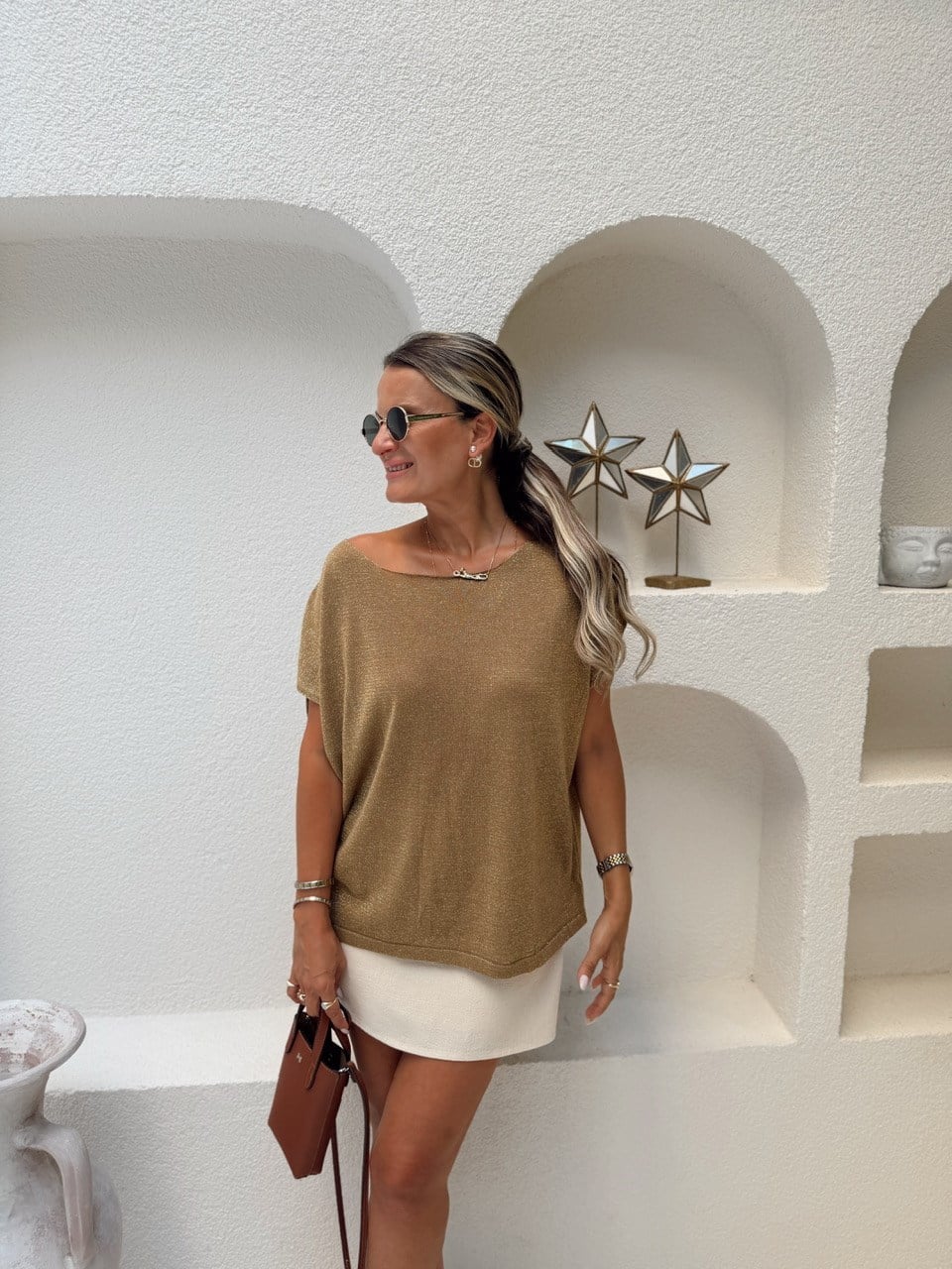 Nişantaşı Butik KAYIK YAKA SİM DETAY TRİKO