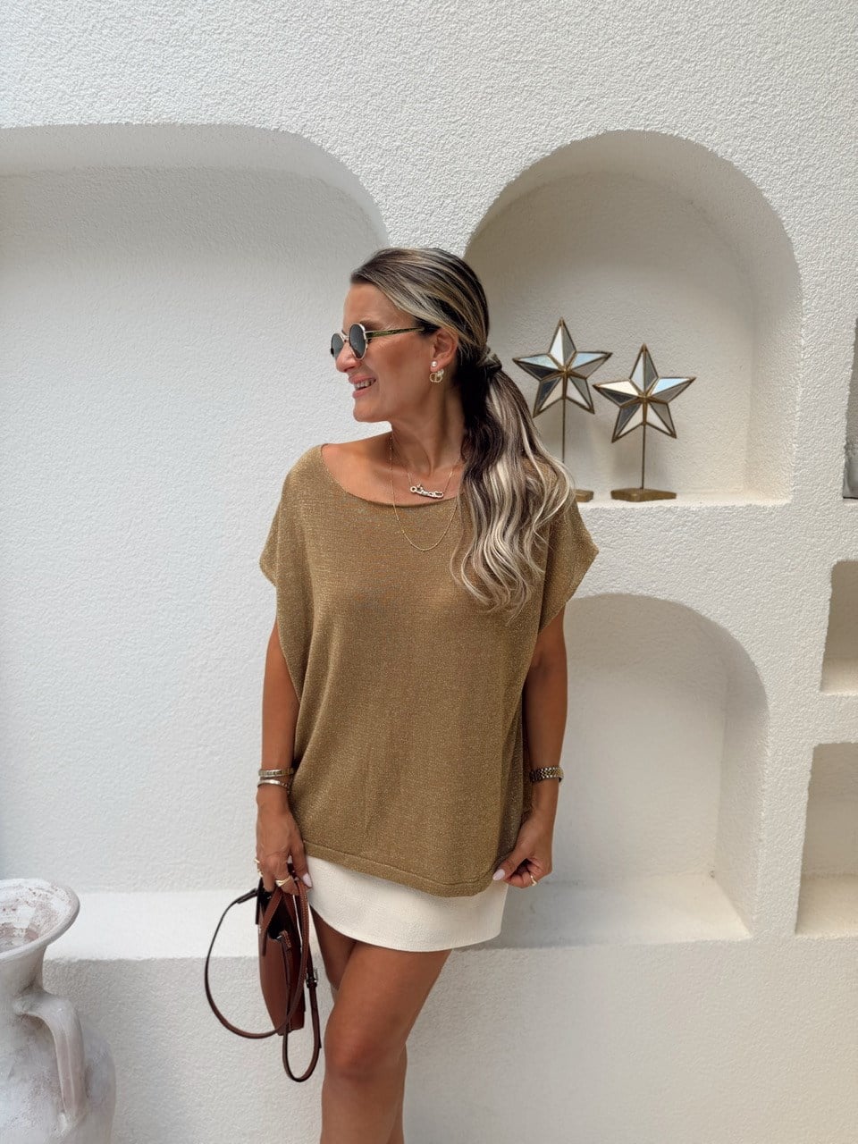 Nişantaşı Butik KAYIK YAKA SİM DETAY TRİKO