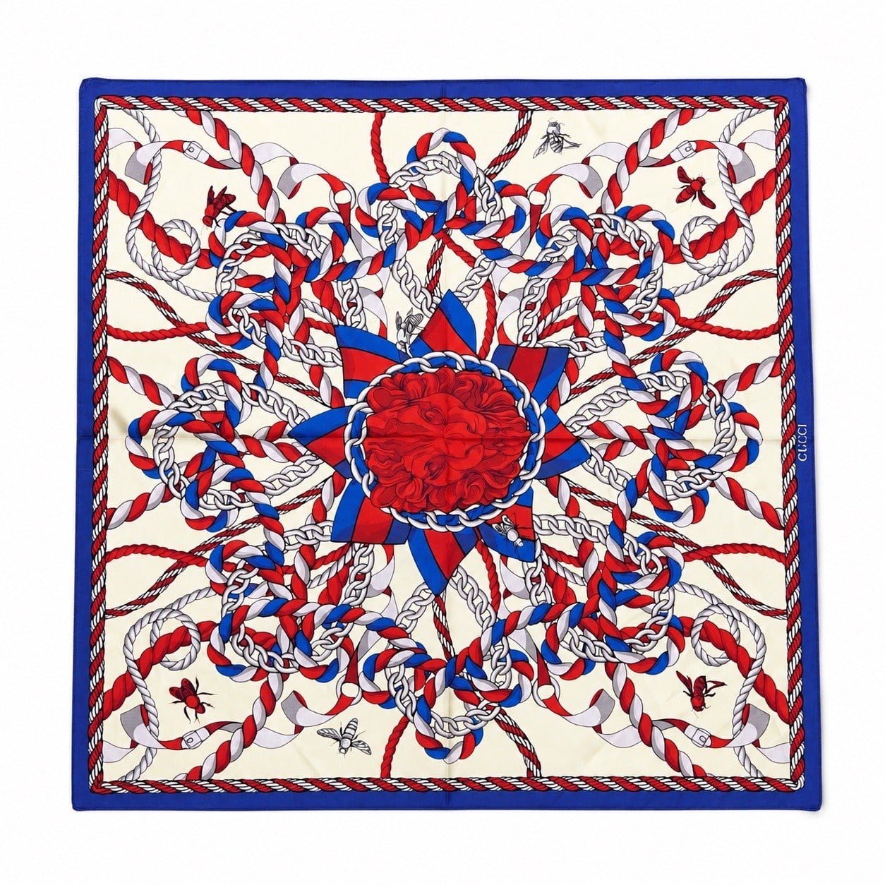 Nişantaşı Butik KIRMIZI MARİNE DESEN FULAR