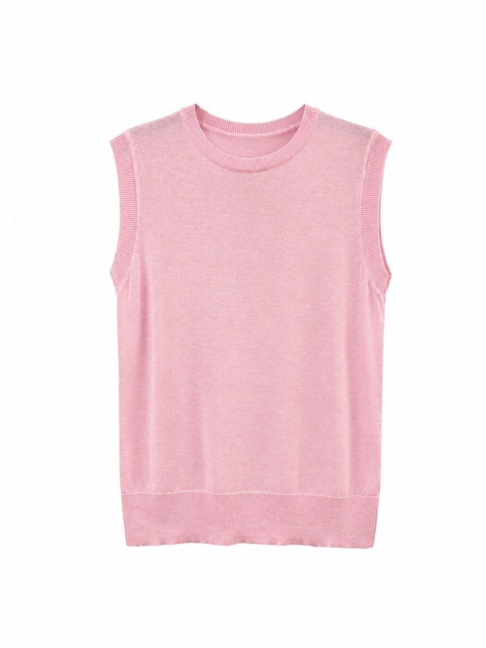 Nişantaşı Butik KOLSUZ İPEK TRİKO PEMBE
