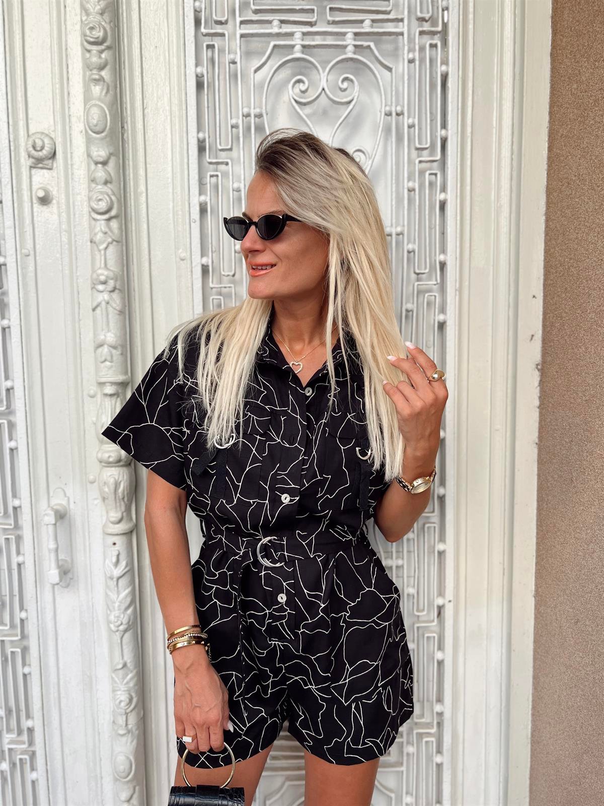 Nişantaşı Butik KUŞAK DETAY DESENLİ TULUM