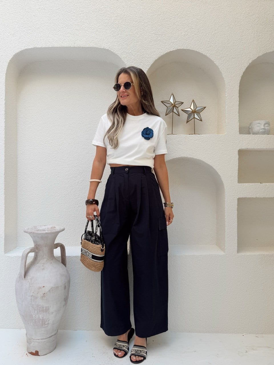 Nişantaşı Butik LACİVERT KANVAS JOGGER PANTOLON