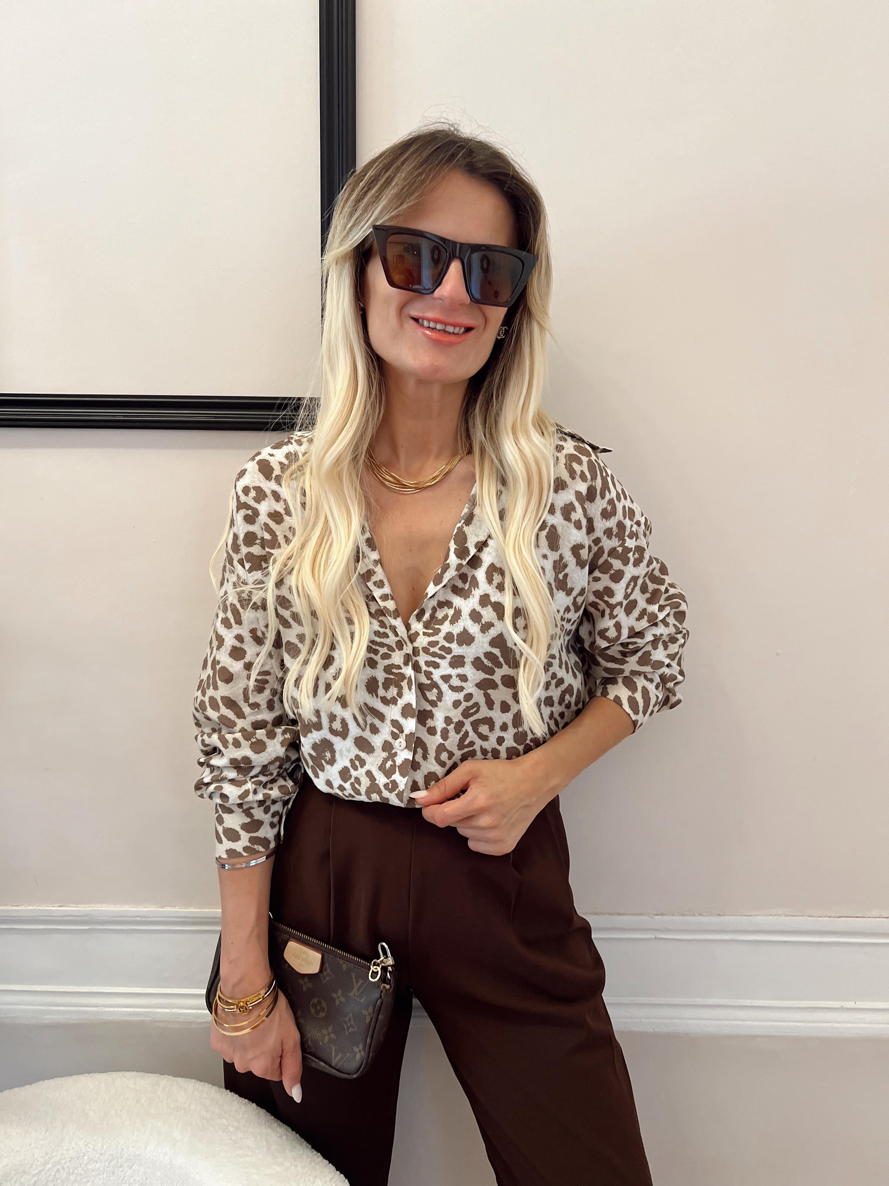 Nişantaşı Butik LEOPAR DESEN GÖMLEK