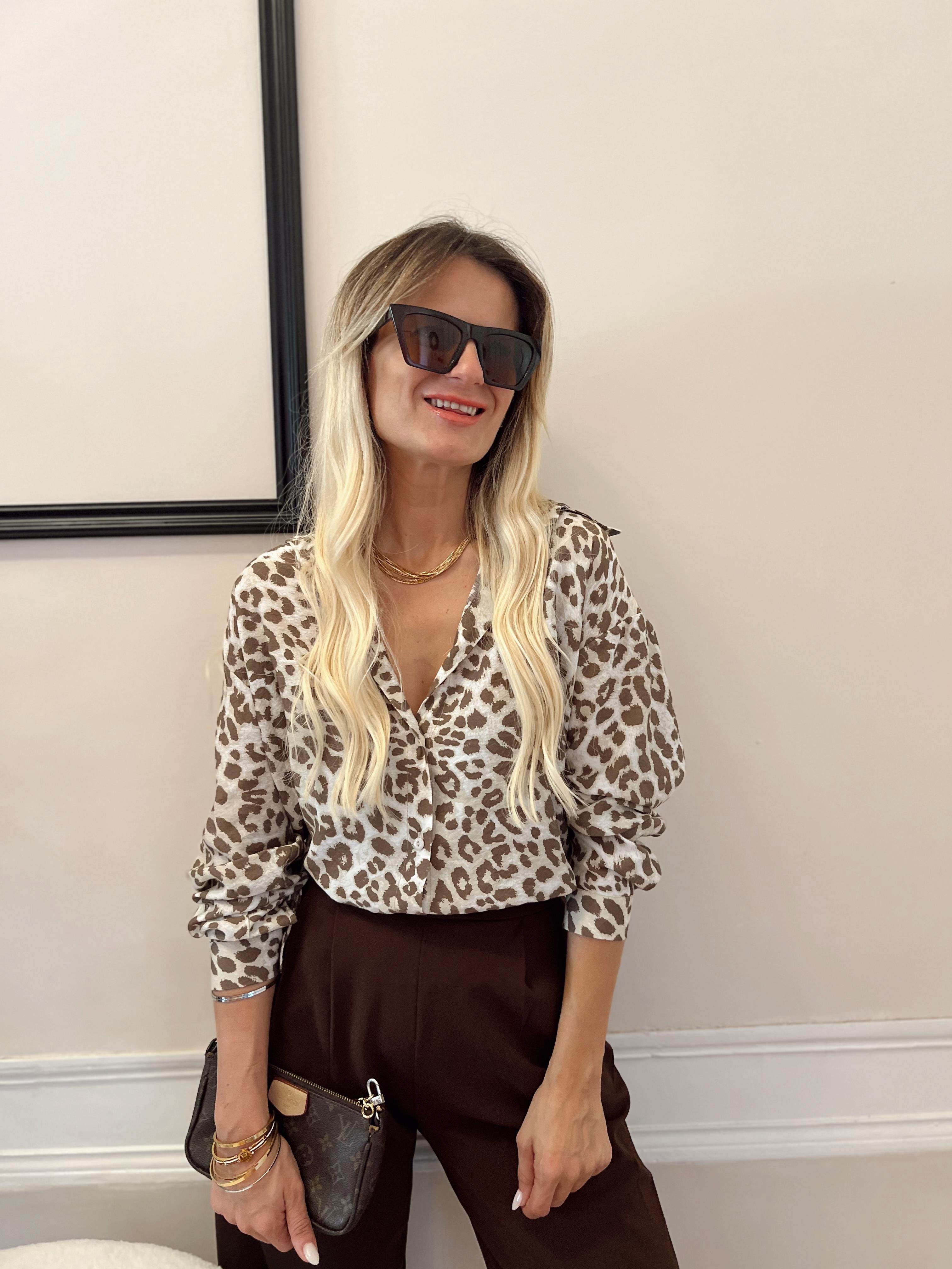 Nişantaşı Butik LEOPAR DESEN GÖMLEK