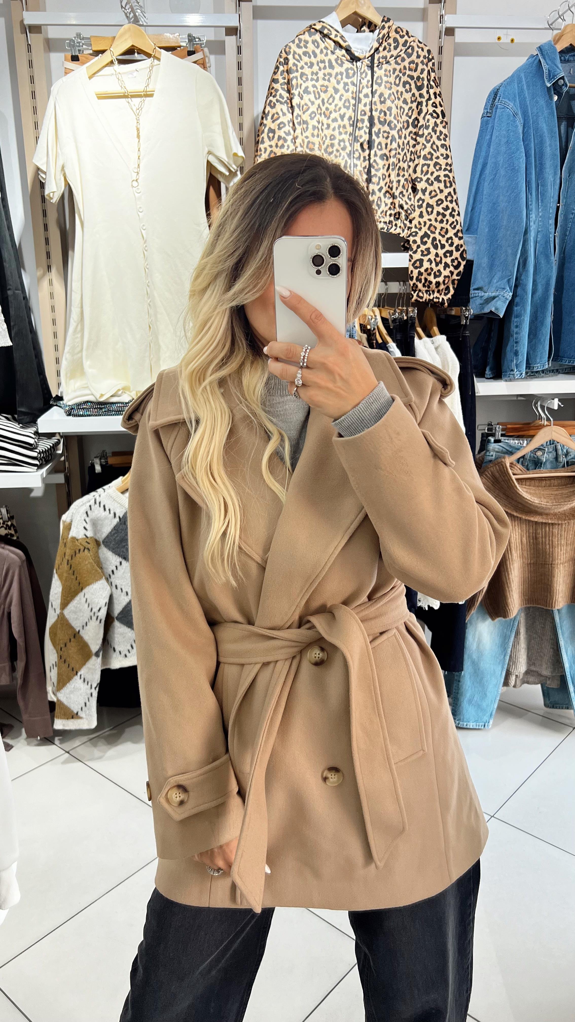 Nişantaşı Butik MANŞET DETAY KAŞE KABAN VİZON