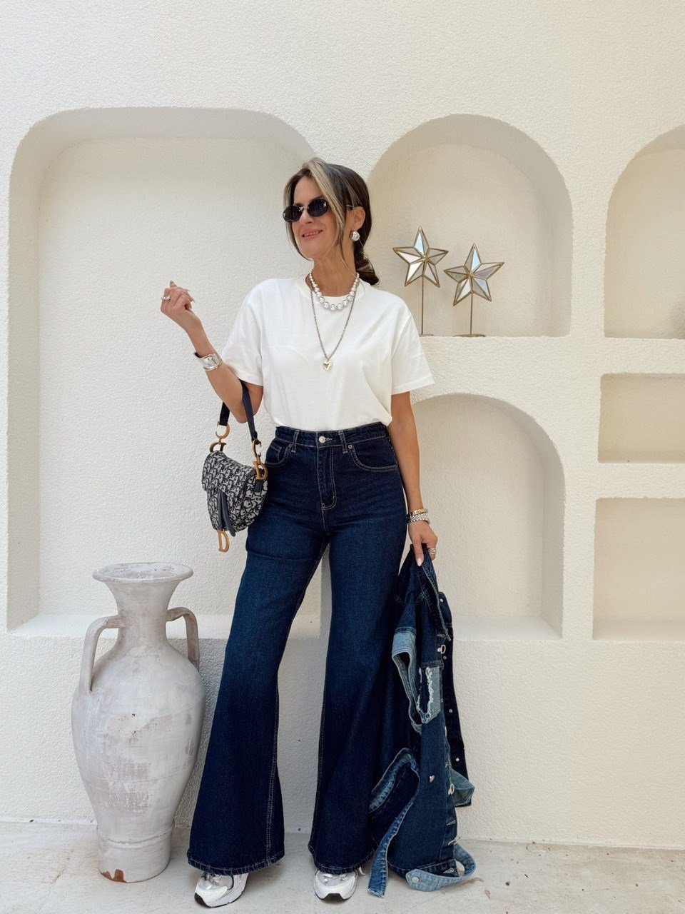 Nişantaşı Butik MAVİ LİKRALI STRAİGHT JEAN