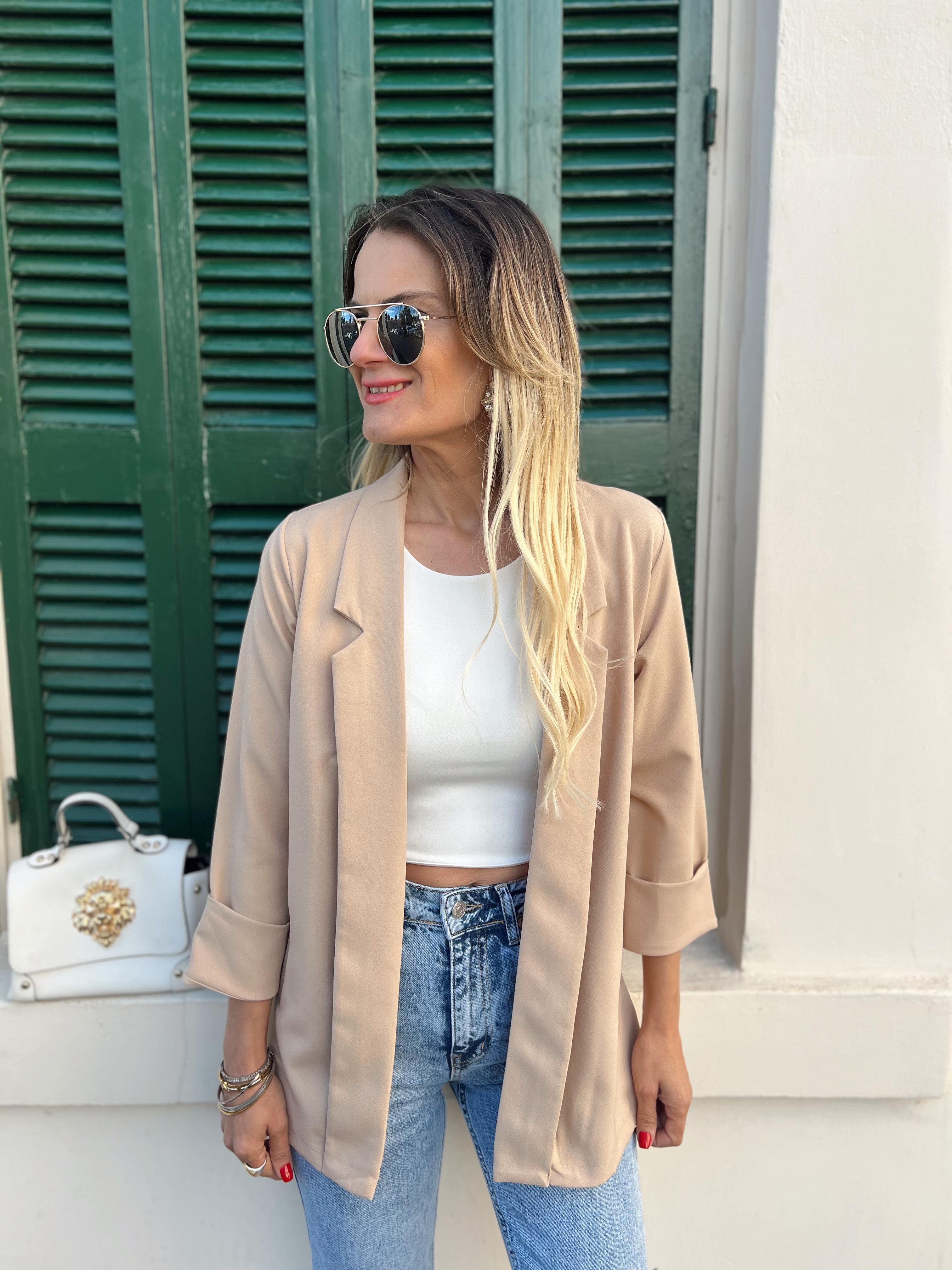 Nişantaşı Butik MEVSİMLİK DUBLE KOL CEKET VİZON