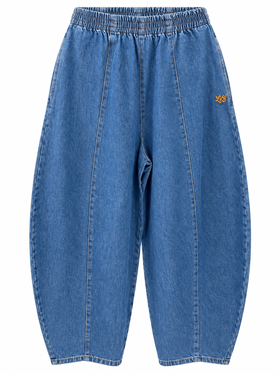 Nişantaşı Butik NAKIS DETAY MAVİ BALON JEAN