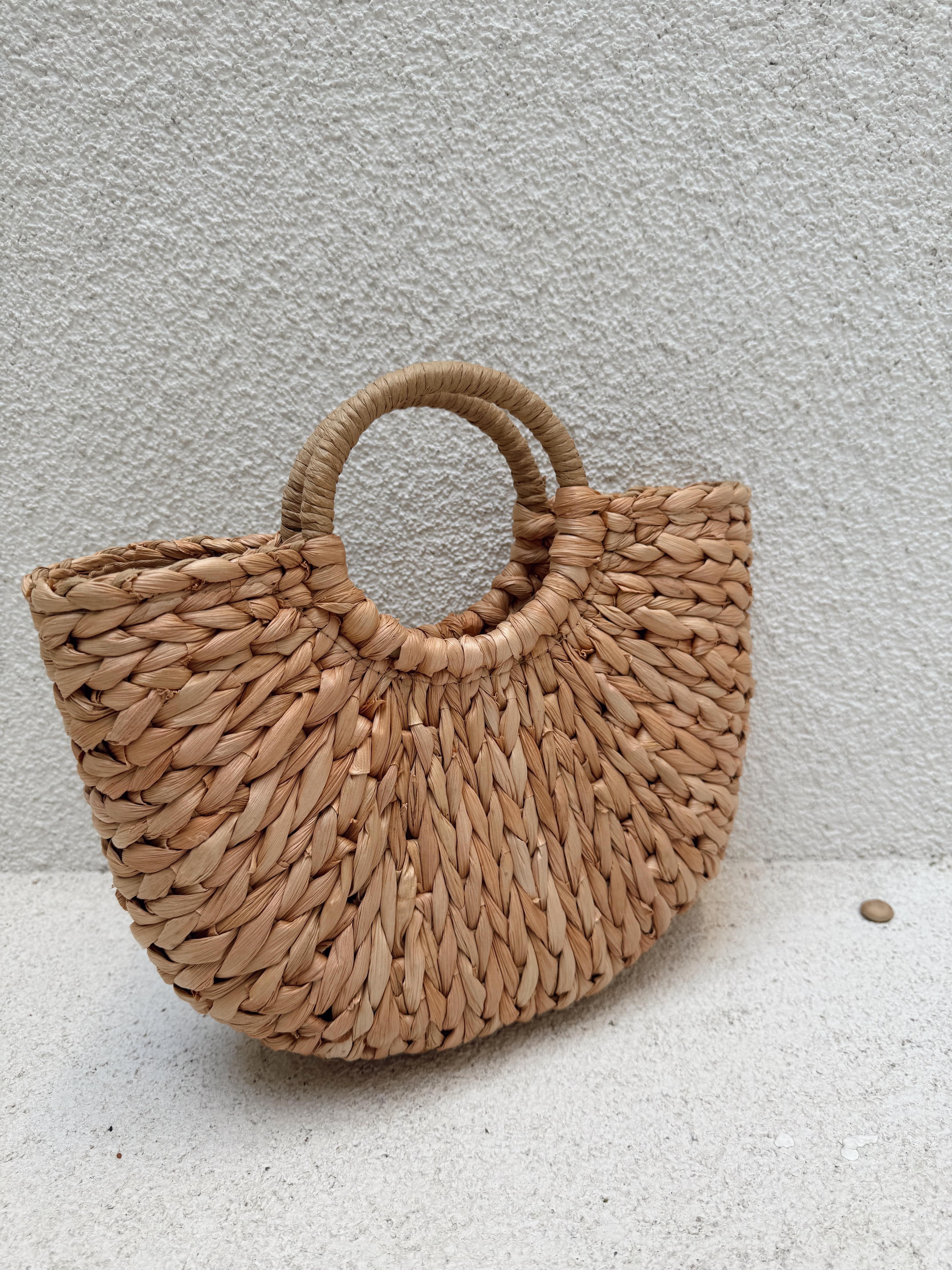 Nişantaşı Butik NATURAL KLASİK HASIR ÇANTA 