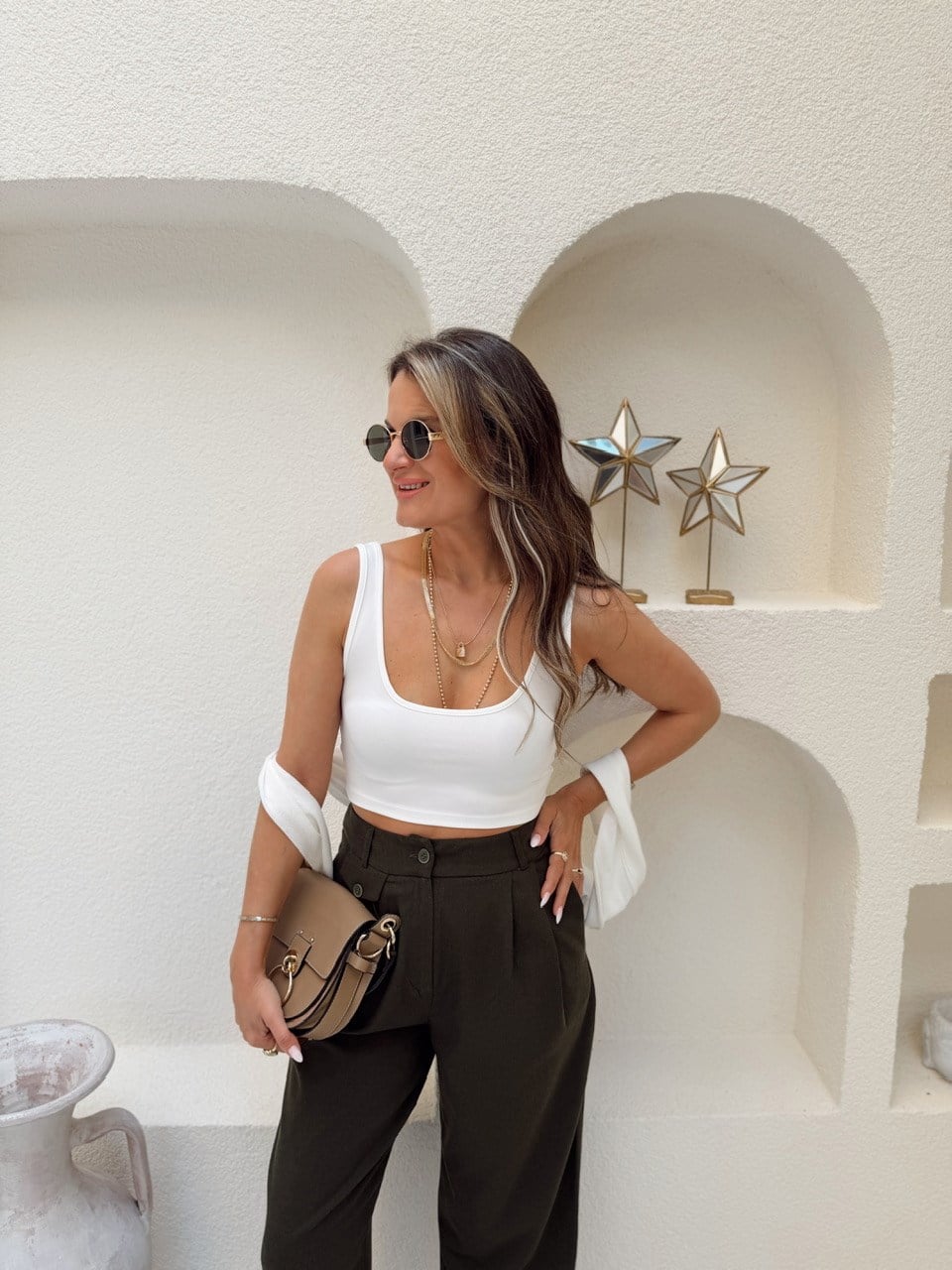 Nişantaşı Butik ÖN ARKA U YAKA BASİC CROP