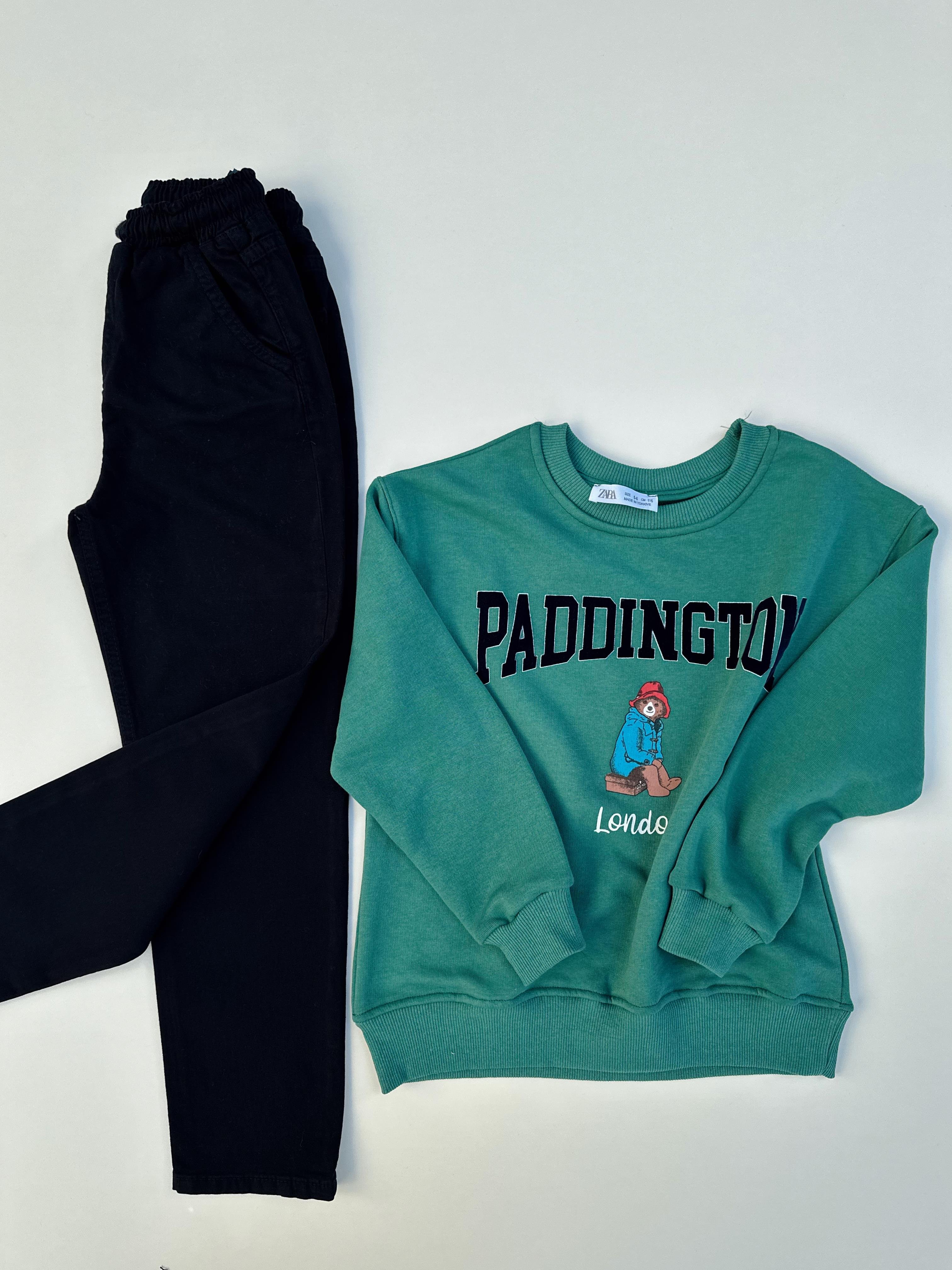 Nişantaşı Kids PADDİNGTON BASKILI SWEATSHİRT