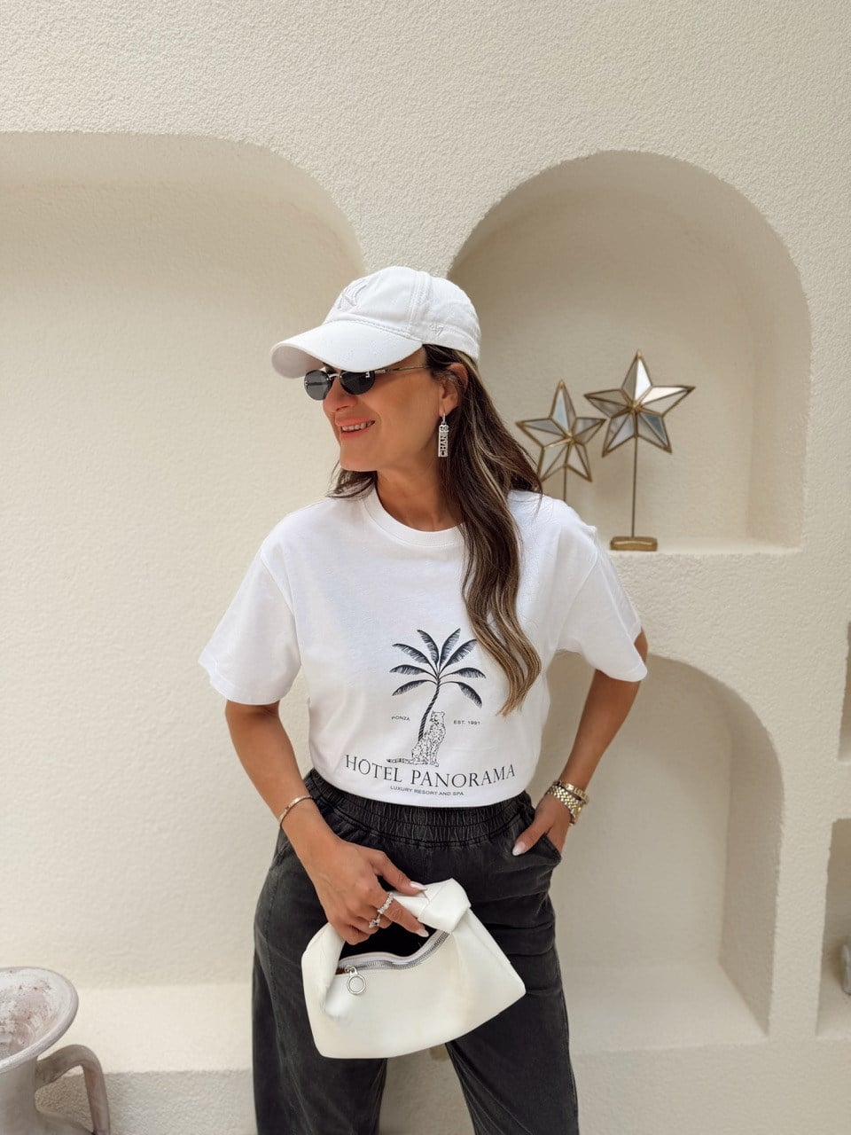 Nişantaşı Butik PANORAMA TSHİRT BEYAZ
