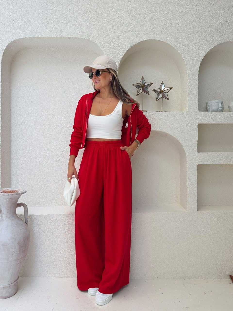 Nişantaşı Butik PANTOLON CEKET TAKIM KIRMIZI
