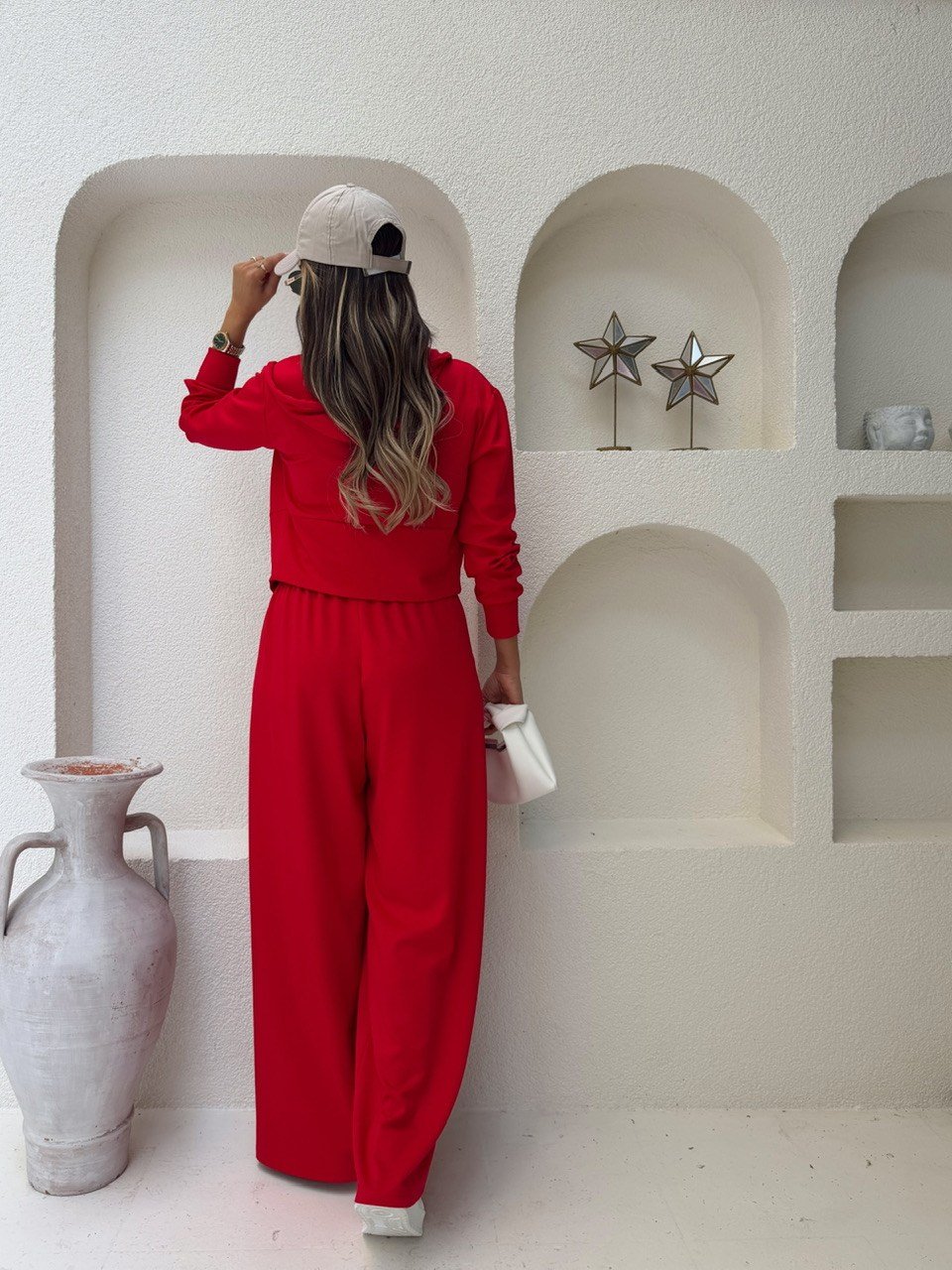 Nişantaşı Butik PANTOLON CEKET TAKIM KIRMIZI
