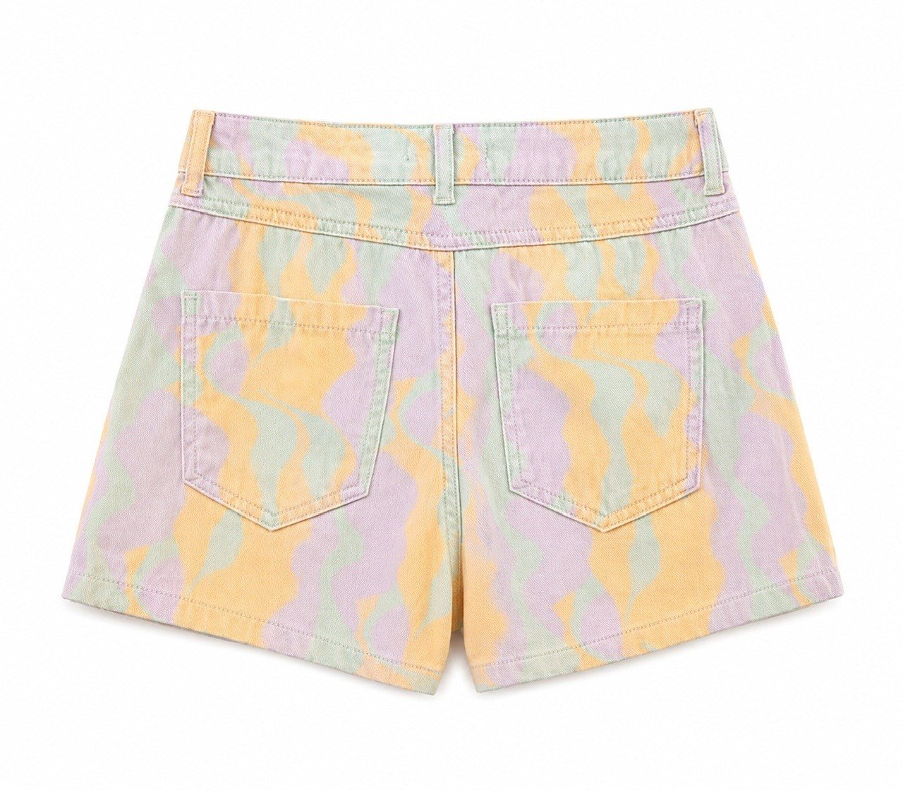 Nişantaşı Butik PASTEL RENK GEÇİŞ DENİM ŞORT