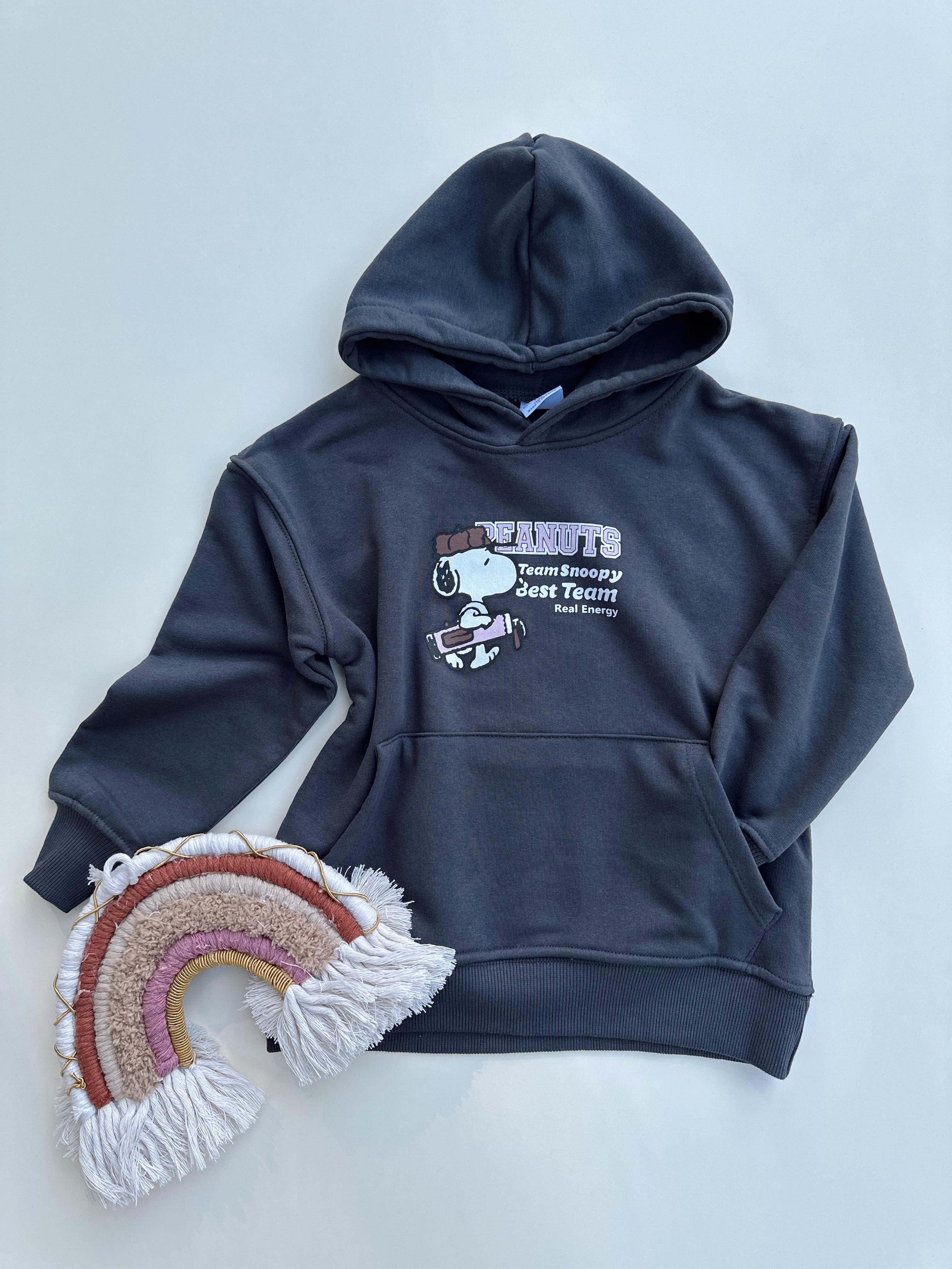 Nişantaşı Kids PEANUTS ÇİFT BASKILI SWEATSHİRT
