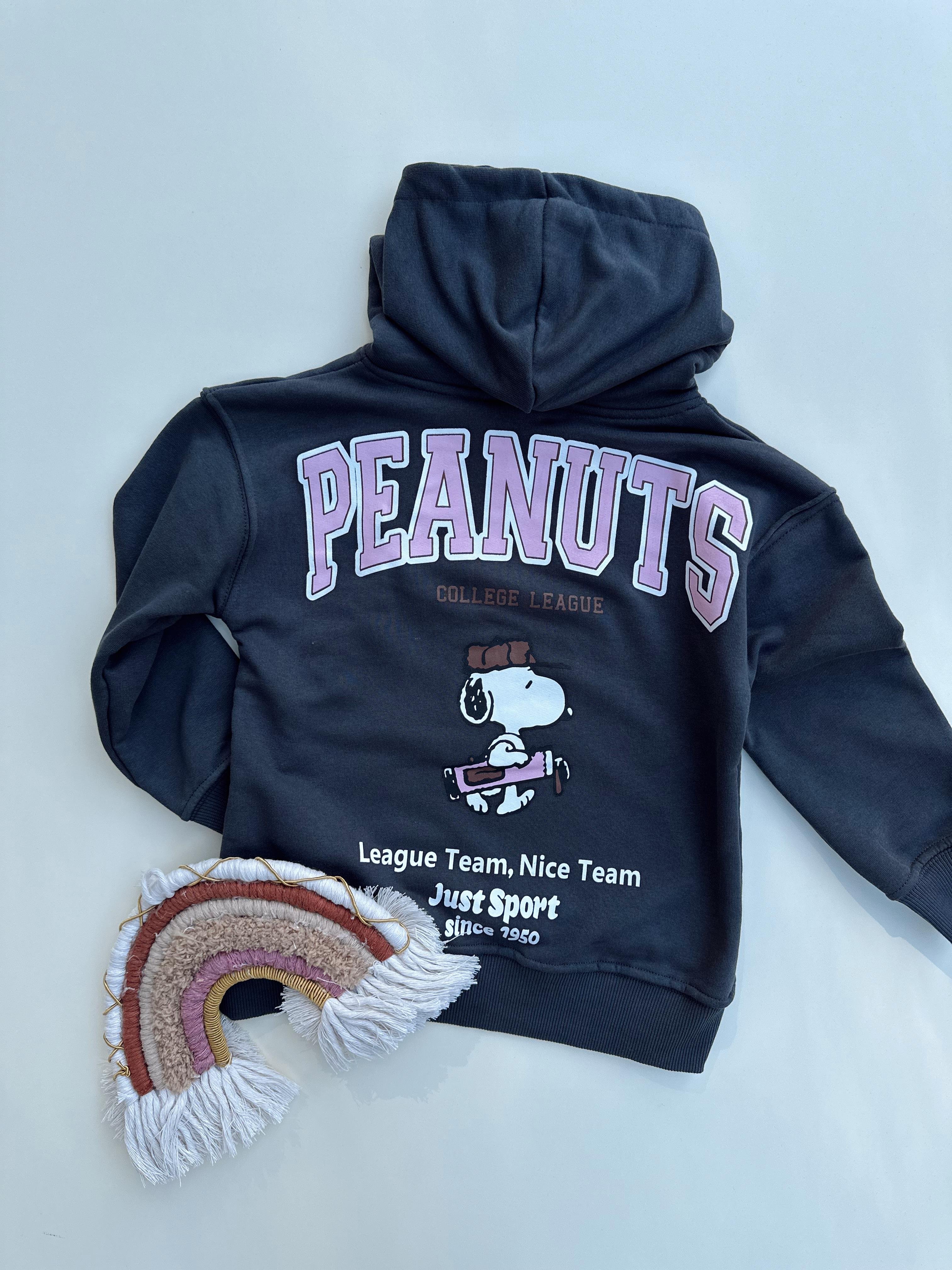 Nişantaşı Kids PEANUTS ÇİFT BASKILI SWEATSHİRT